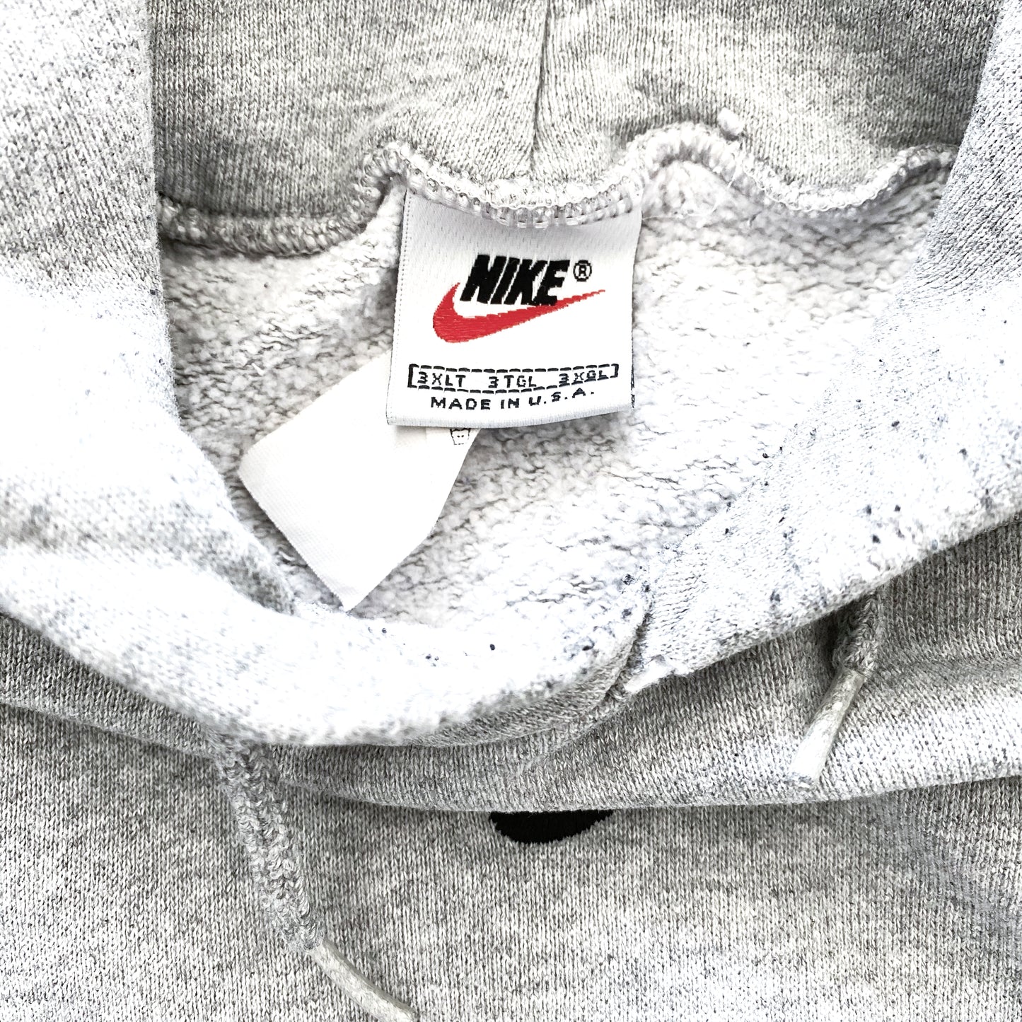Sweat à capuche Nike Center Swoosh Half Cuff vintage des années 90 - Extra Large / Extra Extra Large