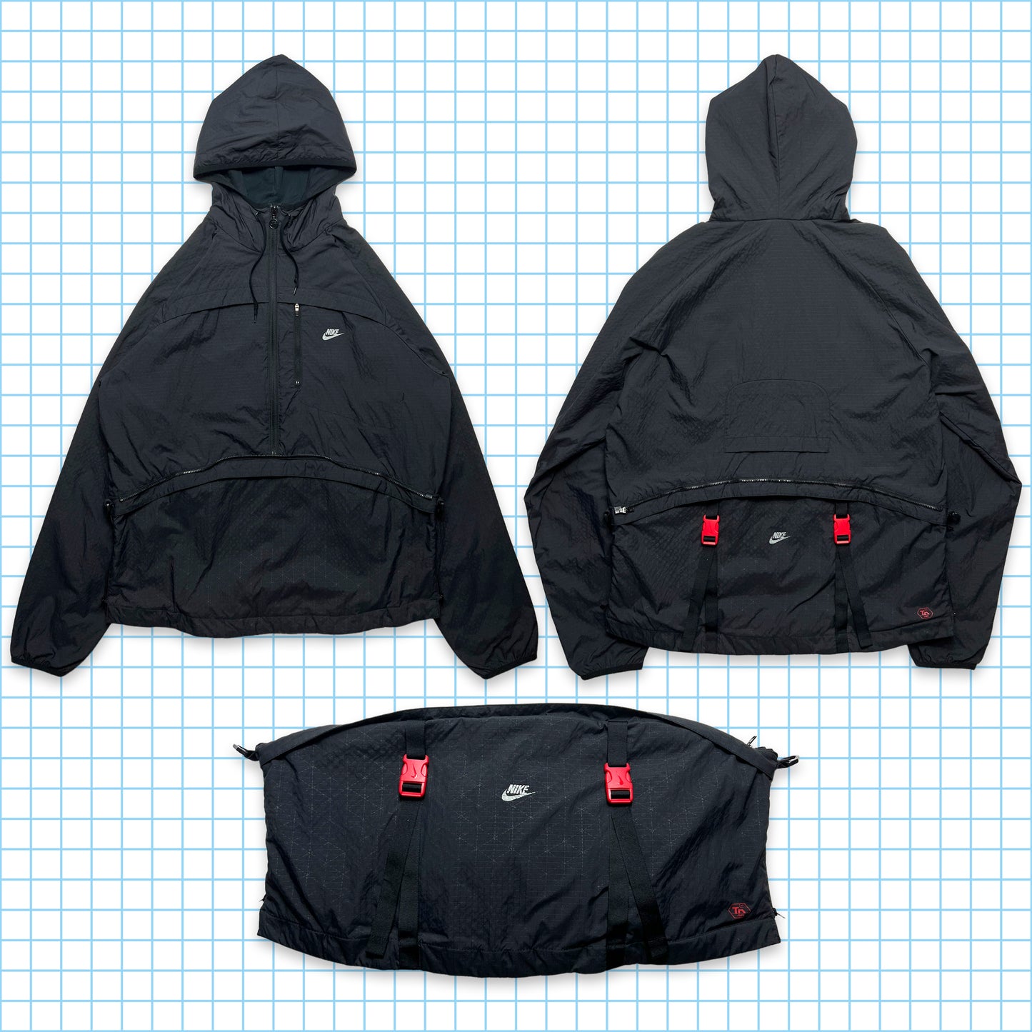 Nike Tuned 2in1 Convertible Windbreaker - Medium / Large