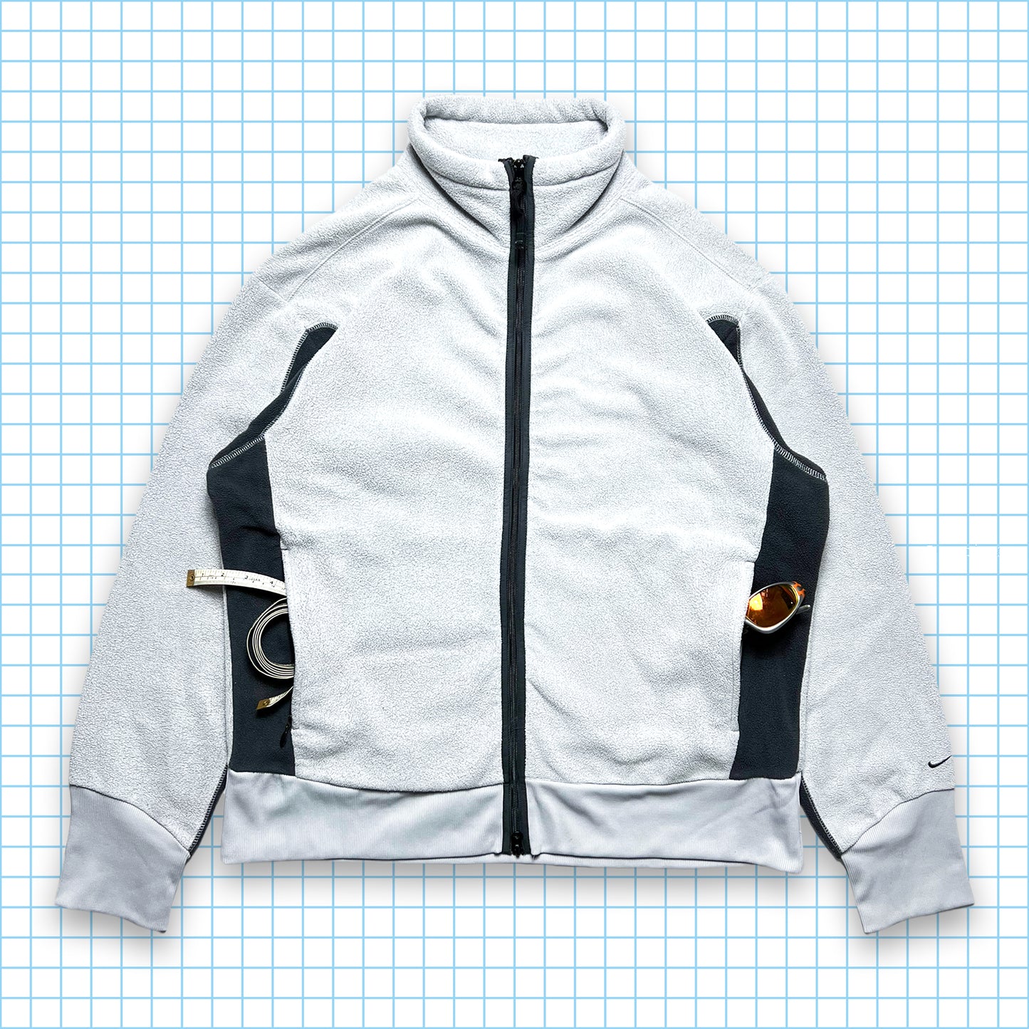 Vintage Nike 'Advanced Research' Zipped Fleece - Extra Large