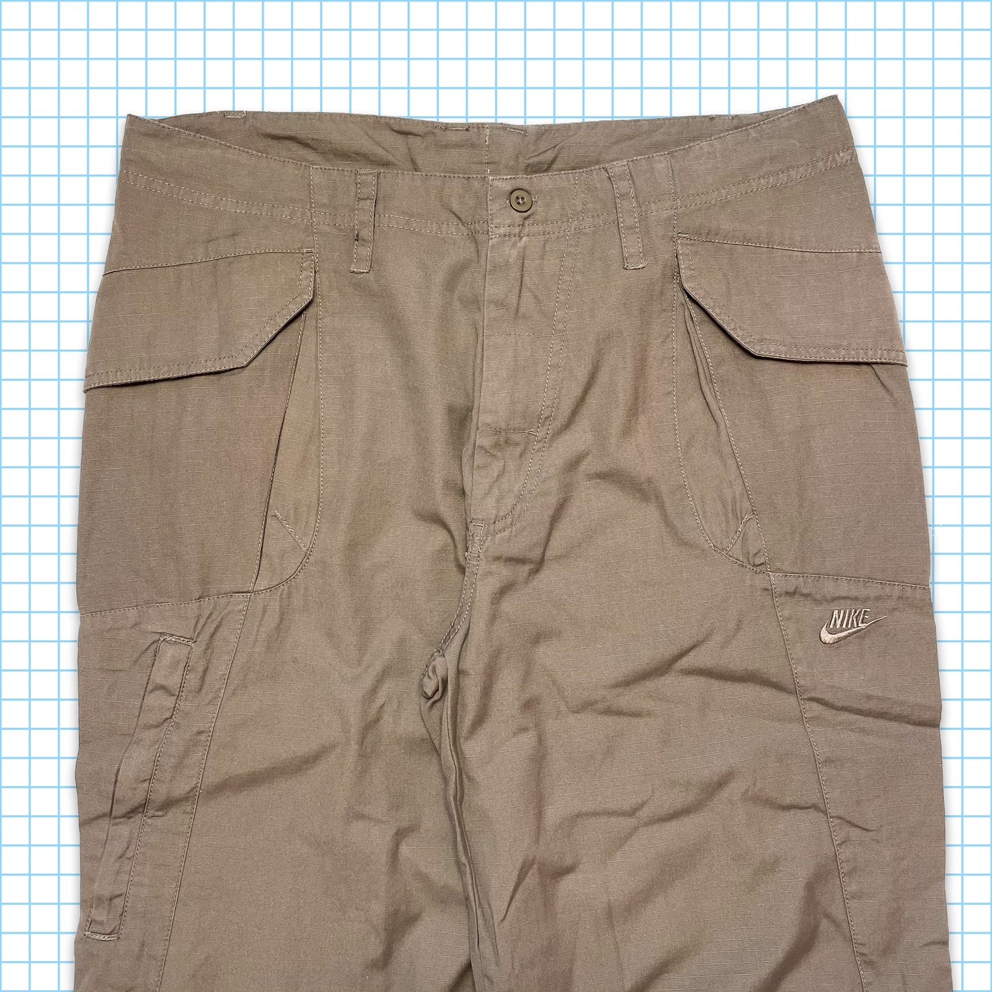 Vintage Nike Multi Pocket Tonal Cargo Pant - Large & Extra Large