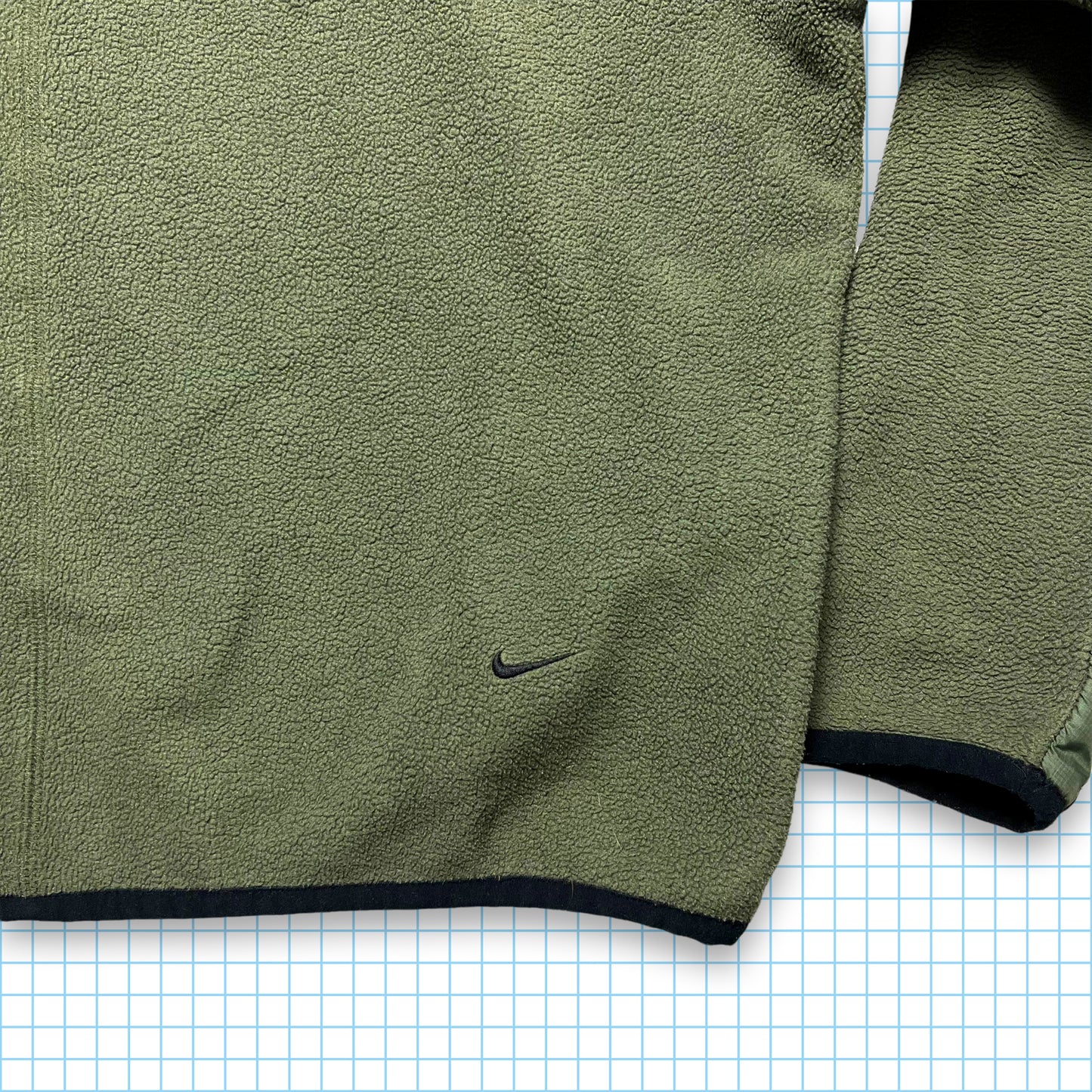 Vintage Nike Forest Green Quarter Zip Fleece - Large / Extra Large