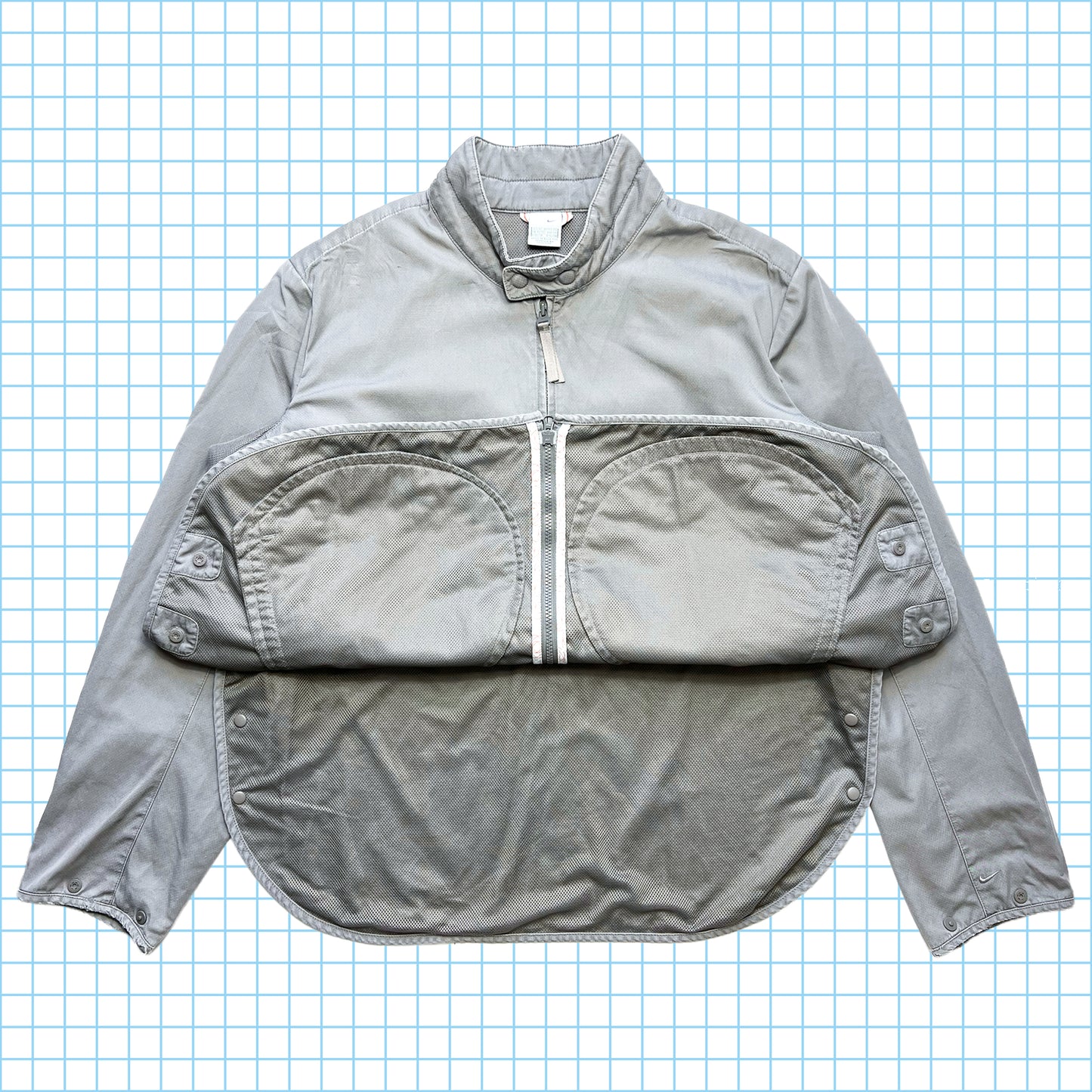 Veste Nike Technical Grey Chore Automne 2002 - Extra Large