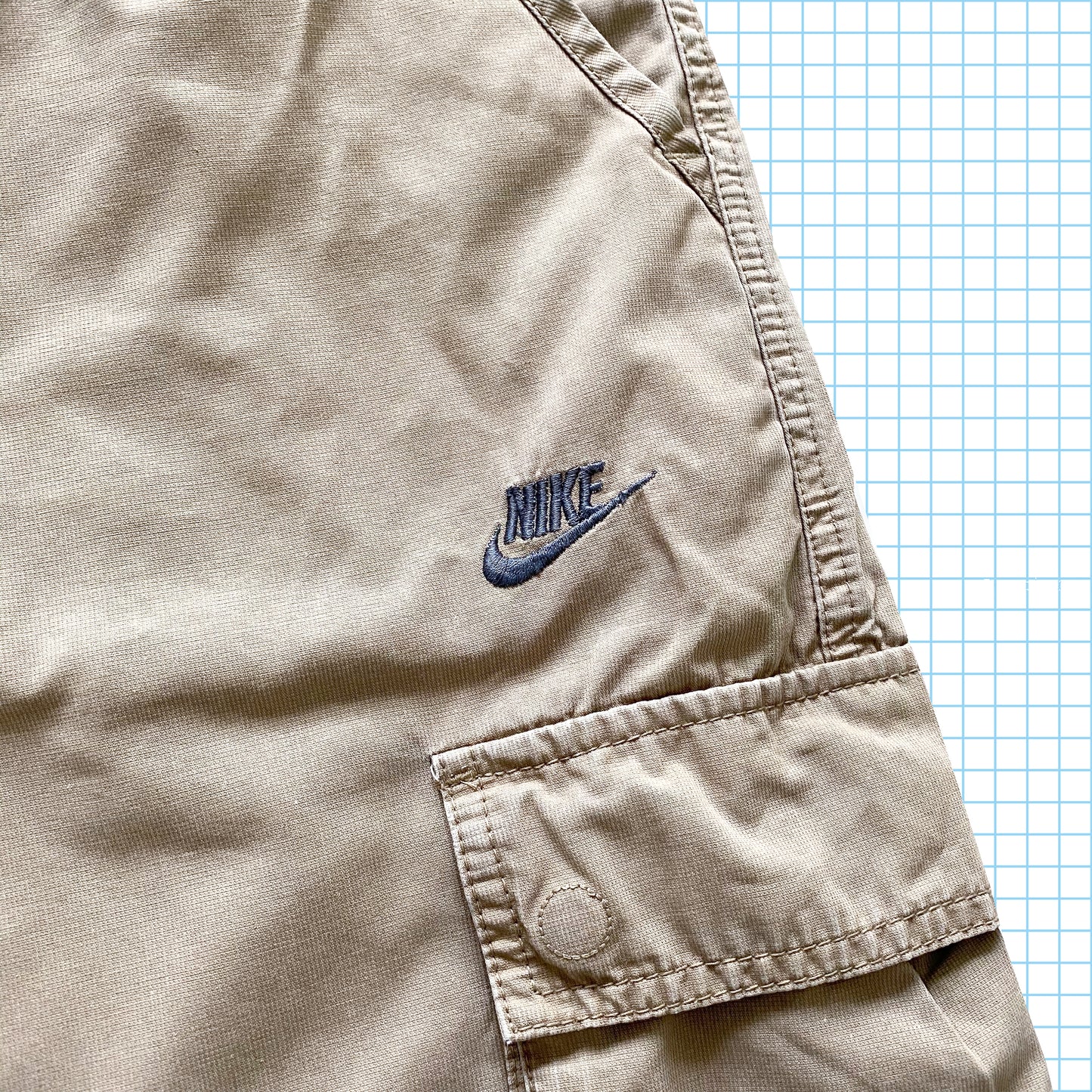 vintage Nike Beige Cargo Shorts - Taille 32/34 »