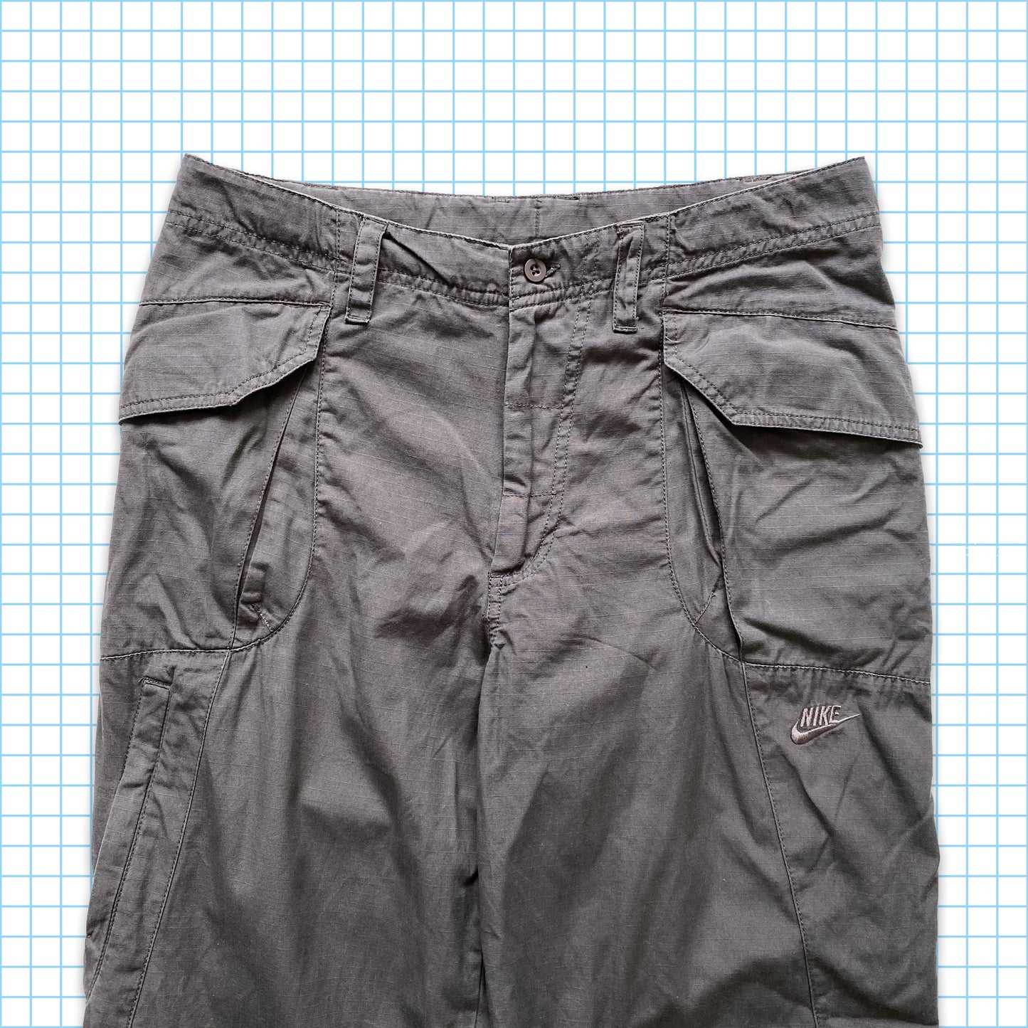vintage Nike Washed Multi Pocket Tactique Cargos - Petit