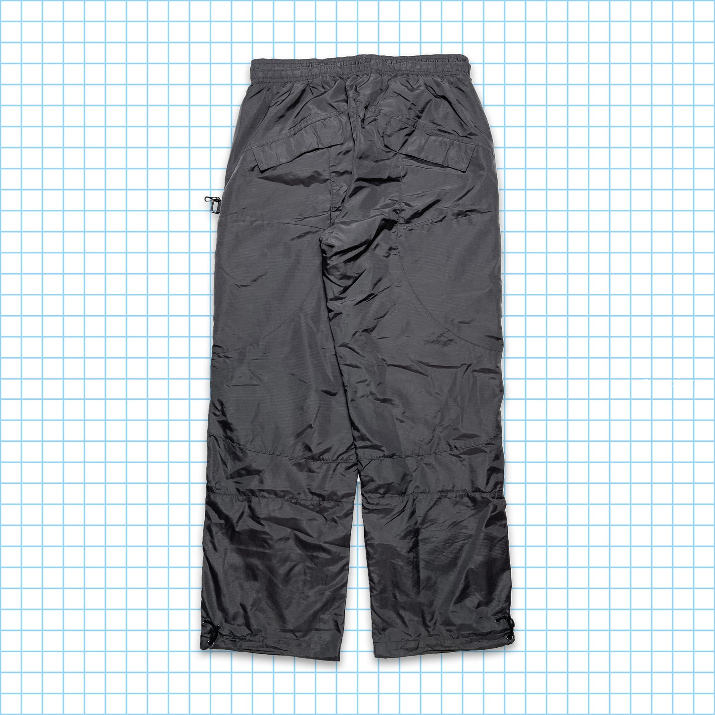 vintage Nike Front Tri-Pocket Nylon Shimmer Cargos - Taille 34 » / 36 »