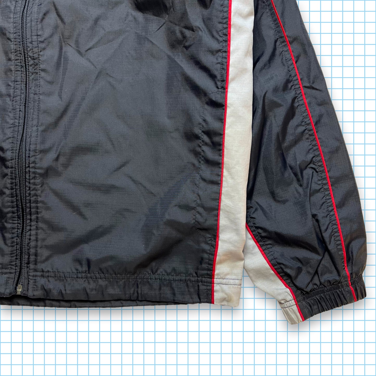 Vintage Nike Reflective Big Swoosh Track Jacket - Large / Extra Large