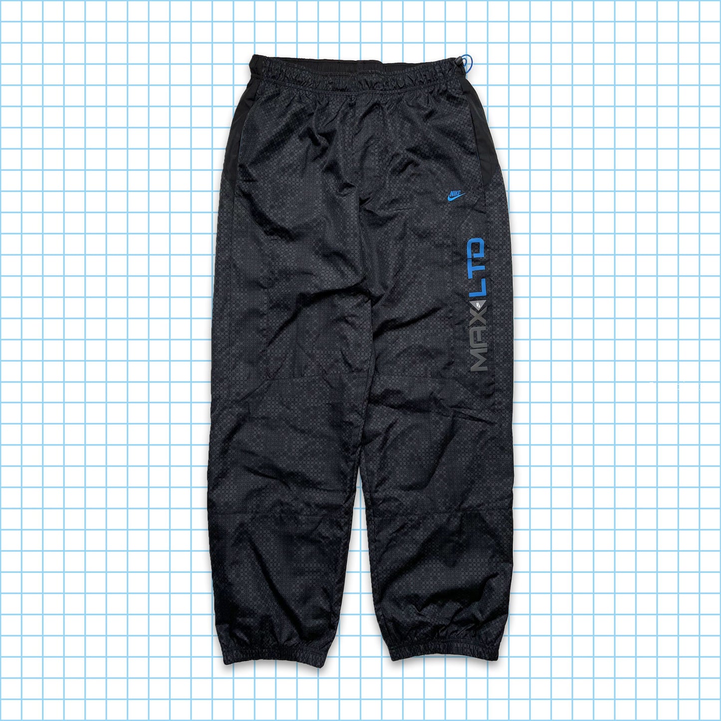 Vintage Nike LTD Royal Blue Track Pants - Large