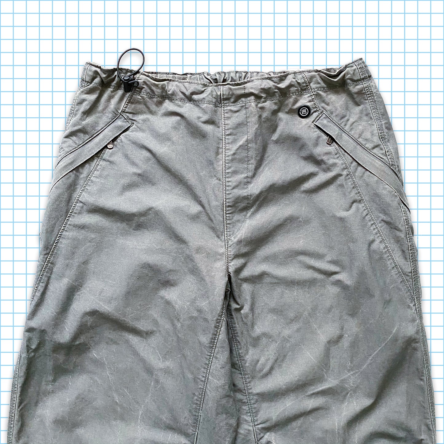 Vintage Nike Marbleised Stone Grey Pants - 34" - 38" Waist