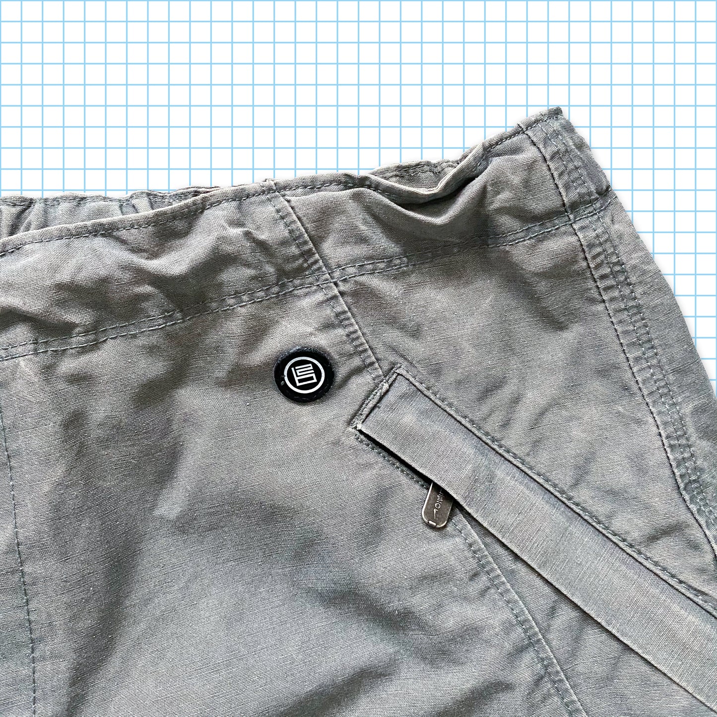 Vintage Nike Marbleised Stone Grey Pants - 34" - 38" Waist