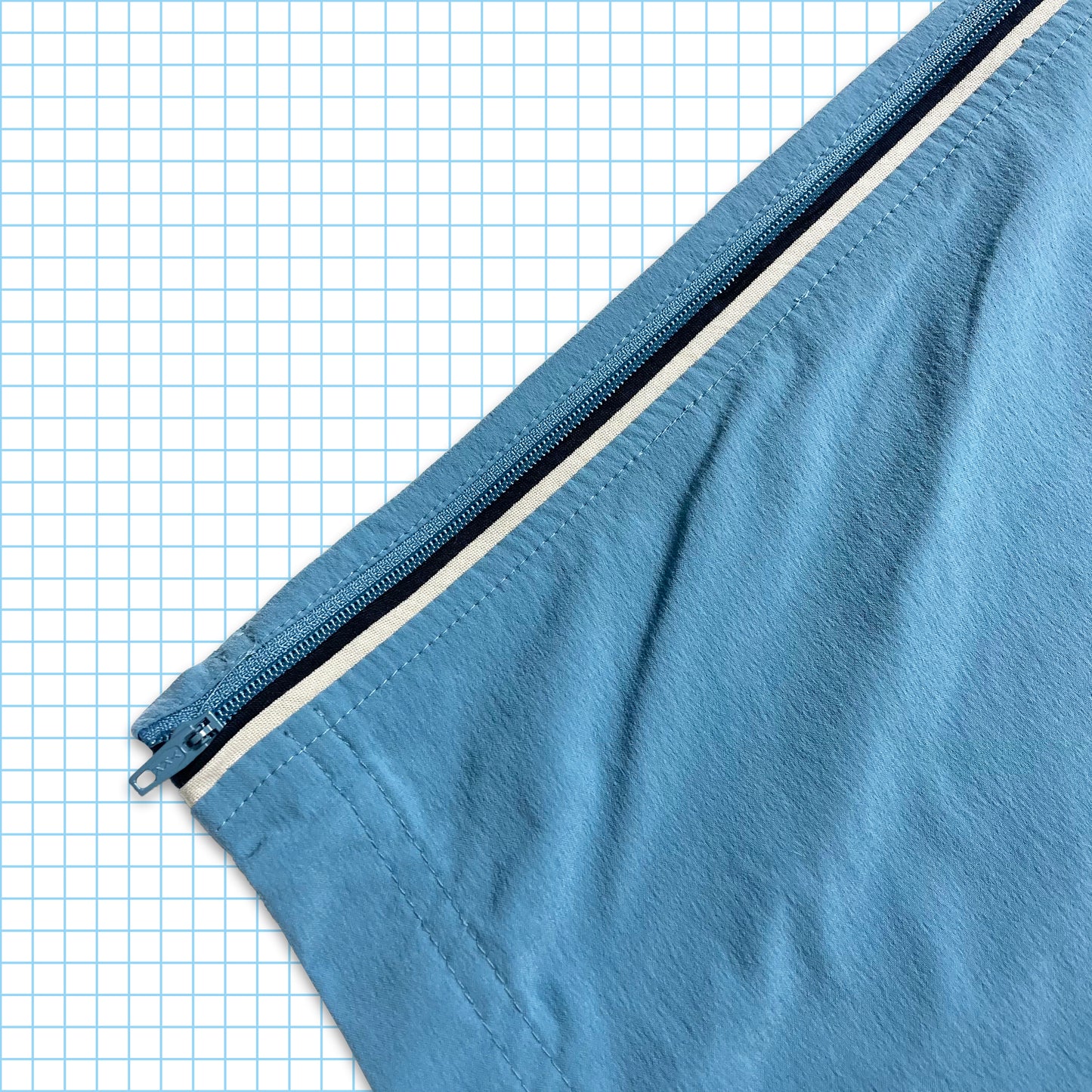 Vintage Nike Baby Blue Mini Swoosh Track Pant - 34" - 38" Waist