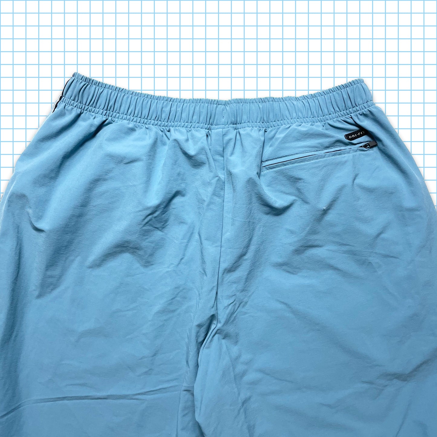 Vintage Nike Baby Blue Mini Swoosh Track Pant - 34" - 38" Waist