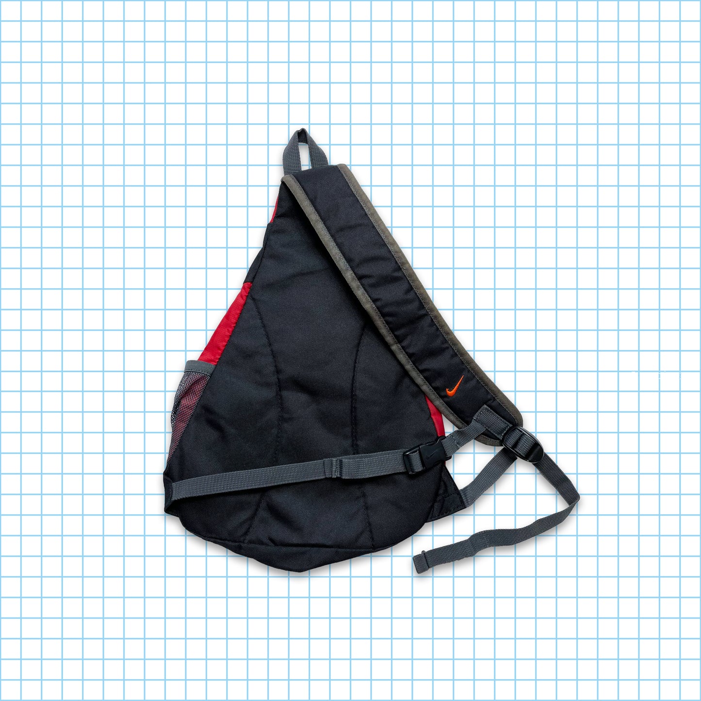 Vintage Nike Technical Mini Tri-Harness Cross Body Bag