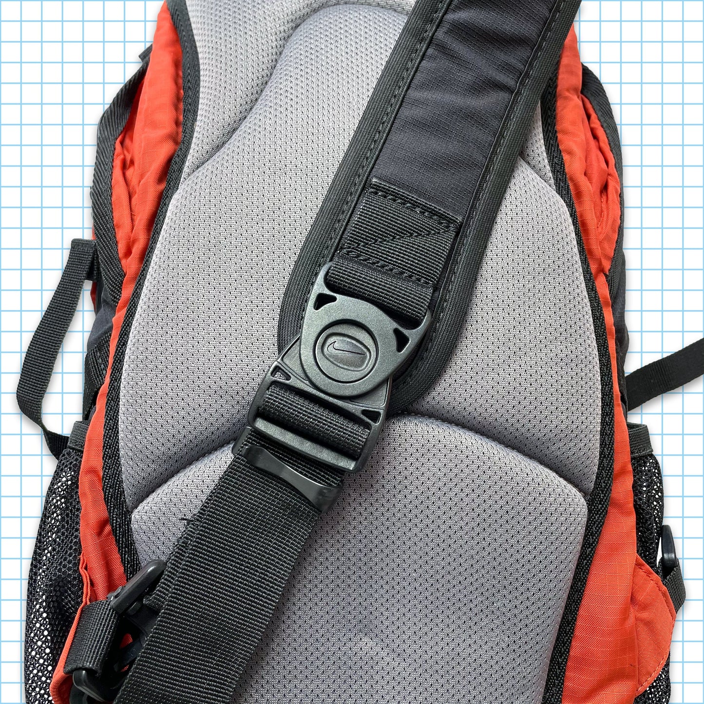 Vintage Nike Orange Black Sling Bag