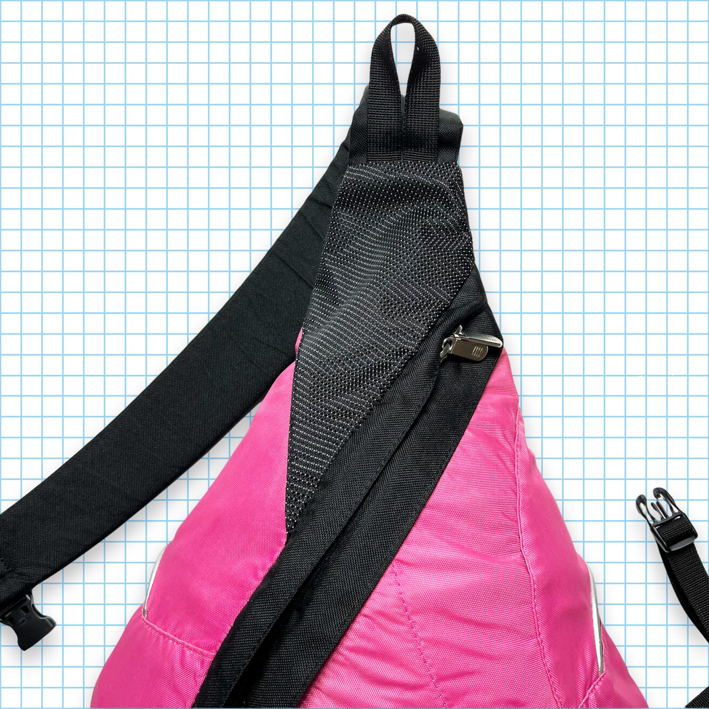 Vintage Nike Bright Pink Tri-Harness Bag