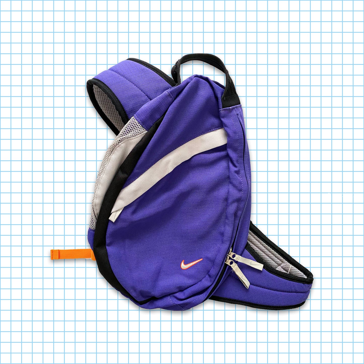 Vintage Nike Purple One Strap Cross Body Bag