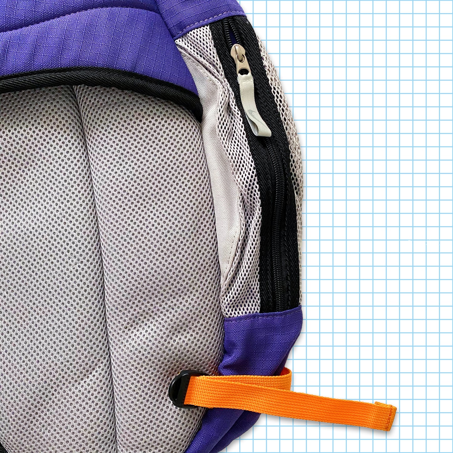 Vintage Nike Purple One Strap Cross Body Bag