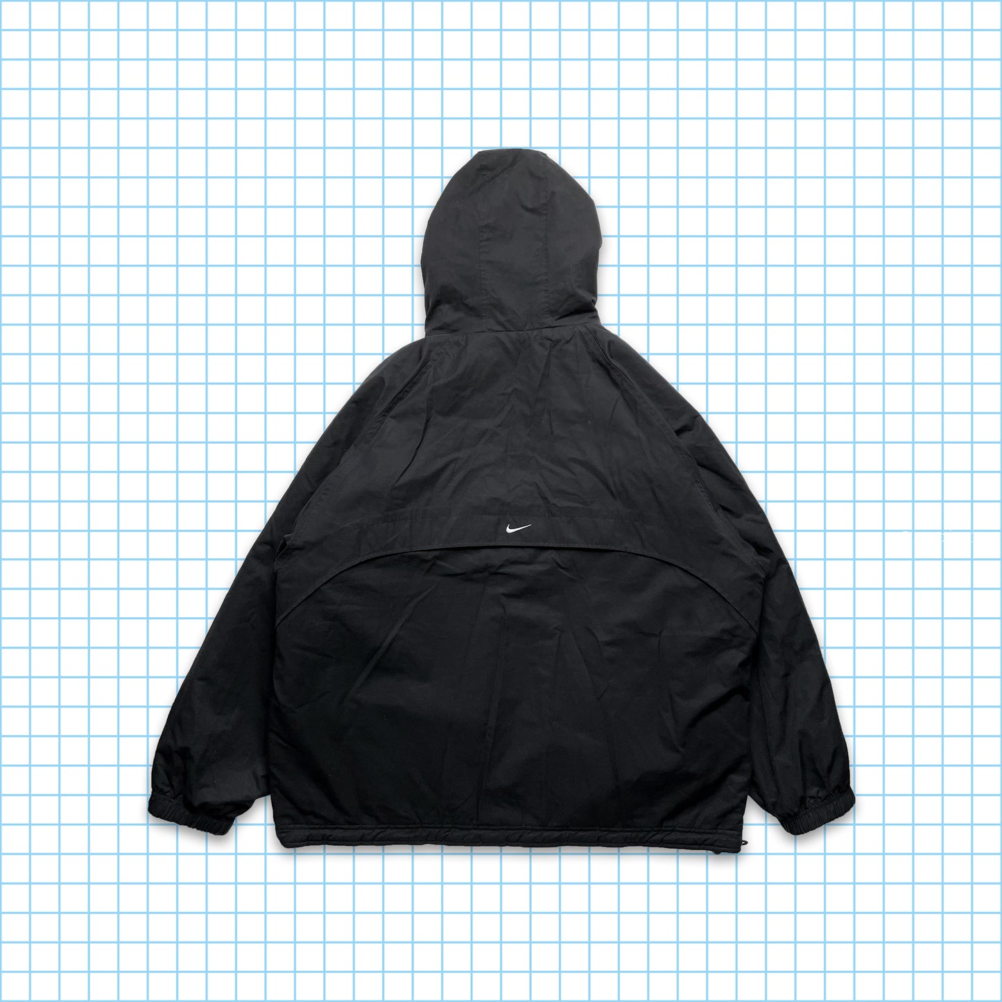 Vintage Nike Reversible Centre Swoosh Asymmetric Zip Pullover - Extra Large / Extra Extra Large