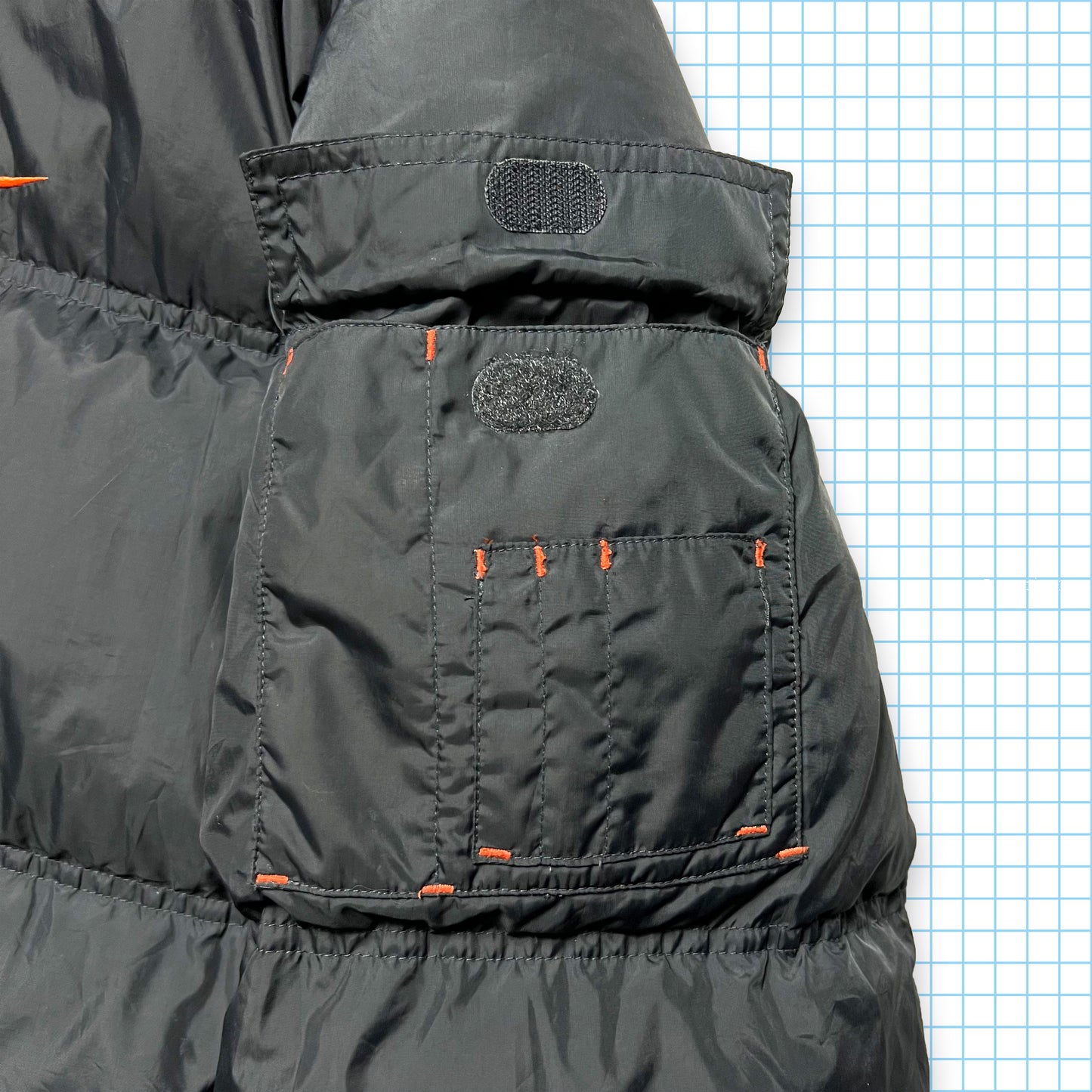 Vintage Nike Reversible Swoosh Puffer Jacket - Small / Medium