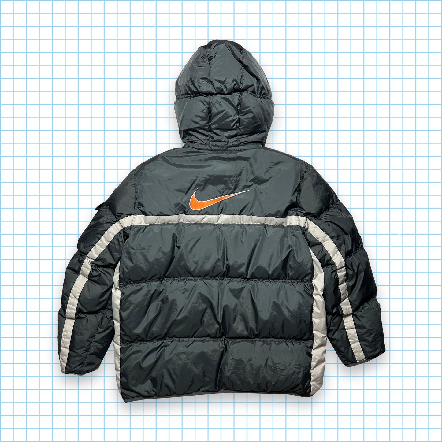 Vintage Nike Reversible Swoosh Puffer Jacket - Small / Medium
