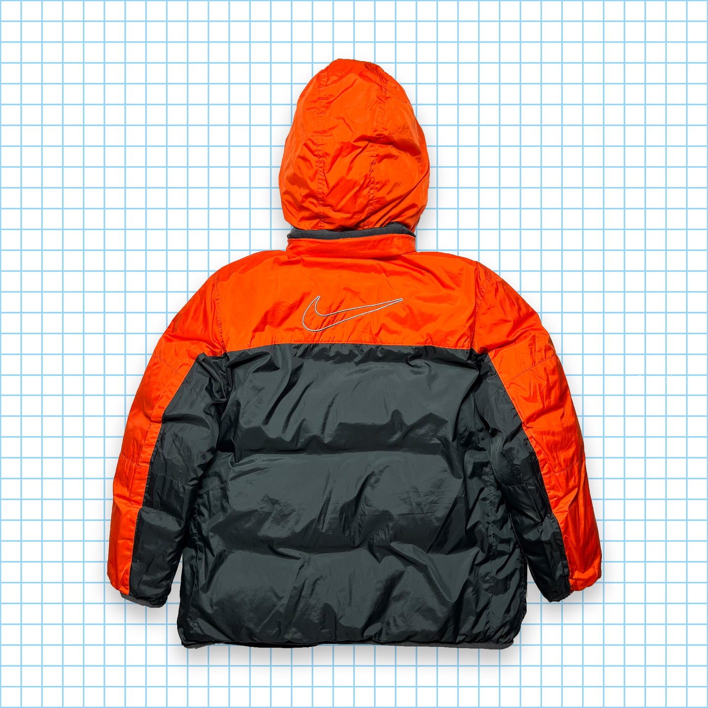 Vintage Nike Reversible Swoosh Puffer Jacket - Small / Medium