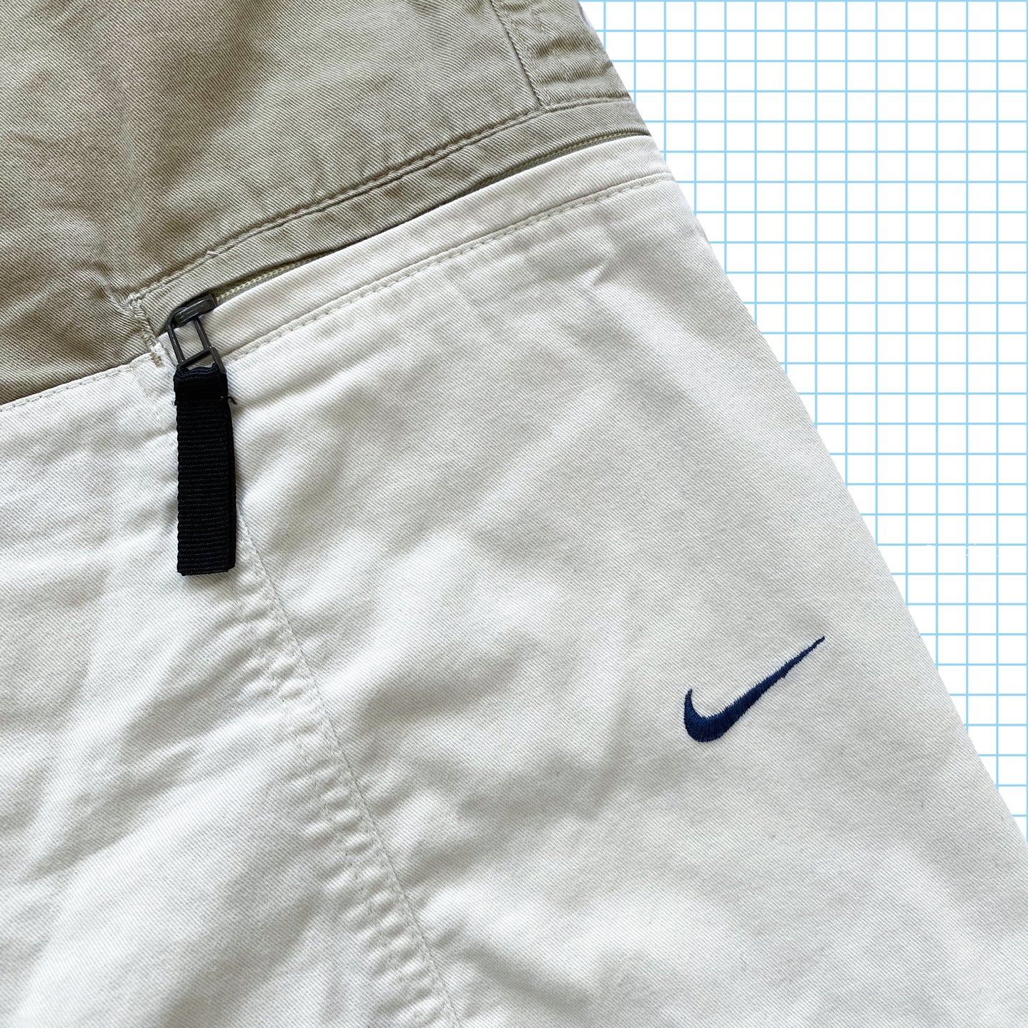 Short cargo fendu bicolore Nike vintage
