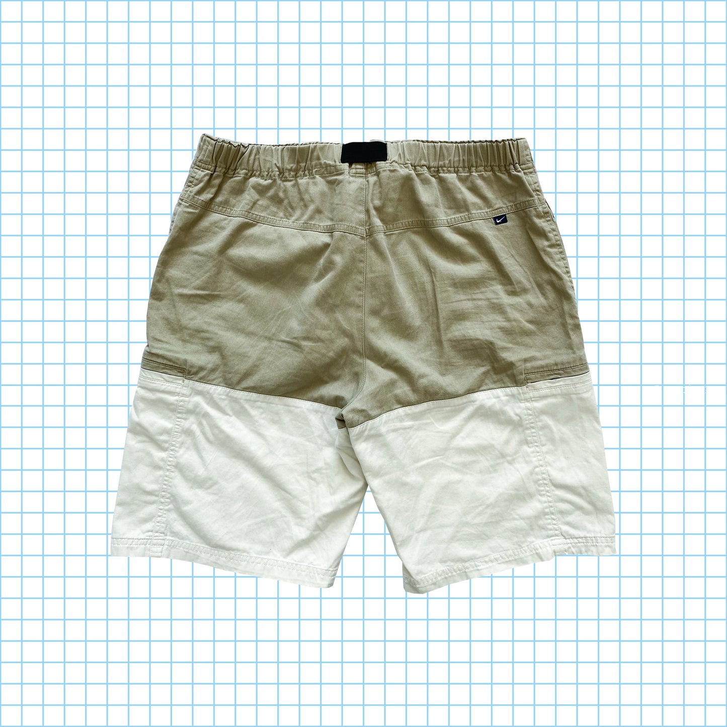 Short cargo fendu bicolore Nike vintage