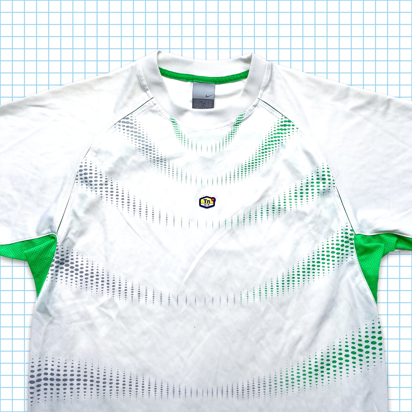 Vintage Nike TN Volt Green Graphic Tee - Large