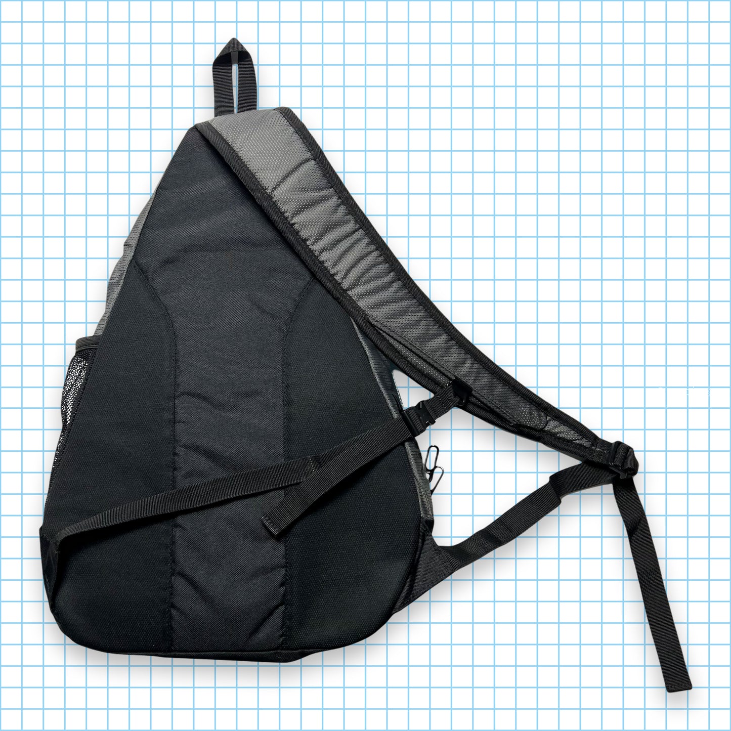 Vintage Nike Marina Blue/Grey/Black Tri-Harness Bag