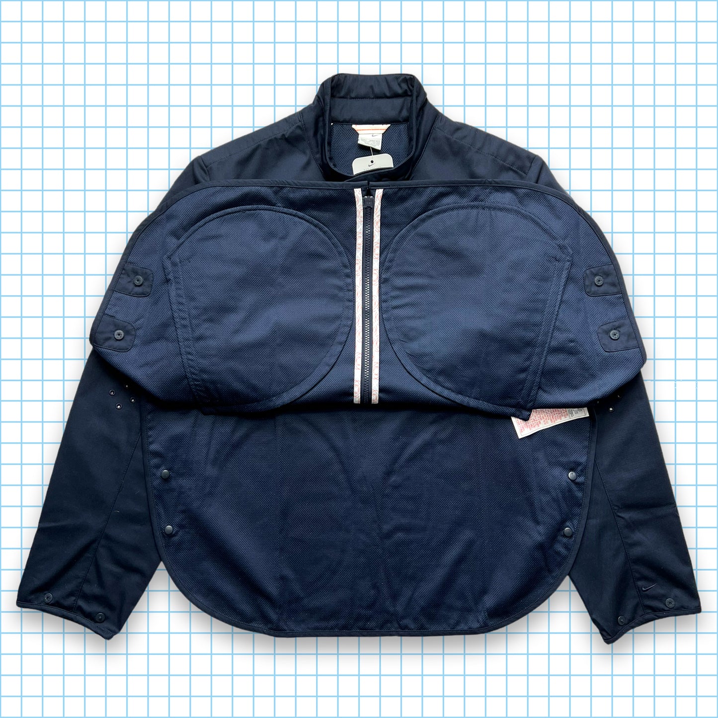 Nike Technical Midnight Navy Chore Jacket Fall 2002 - Medium / Large