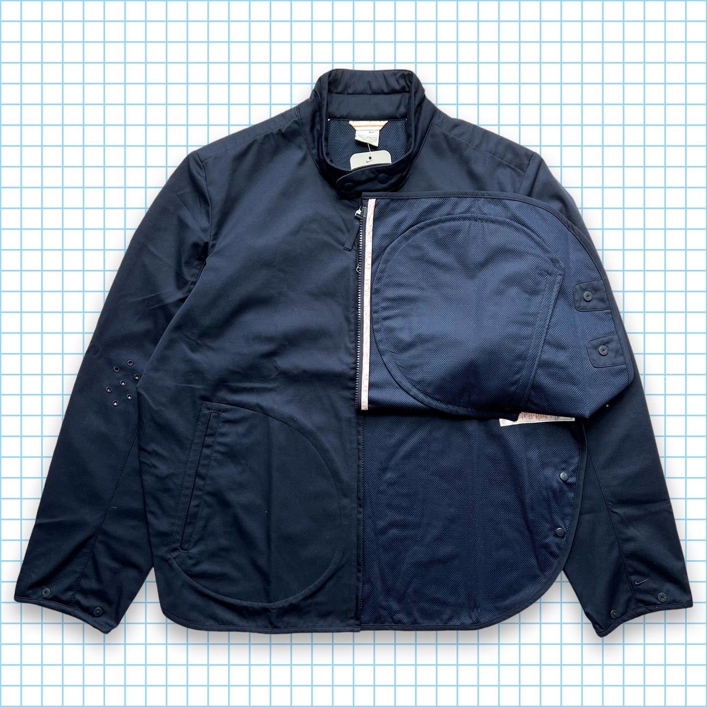 Nike Technical Midnight Navy Chore Jacket Fall 2002 - Medium / Large