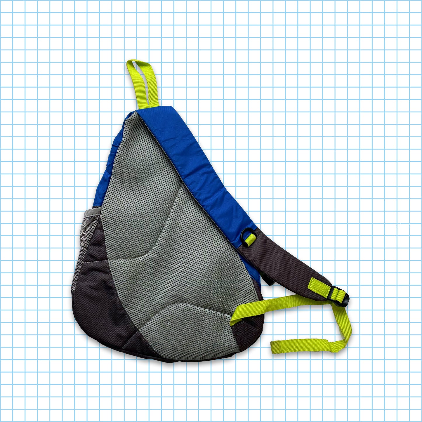 Vintage Nike Volt/Royal Blue One Strap Shoulder Bag