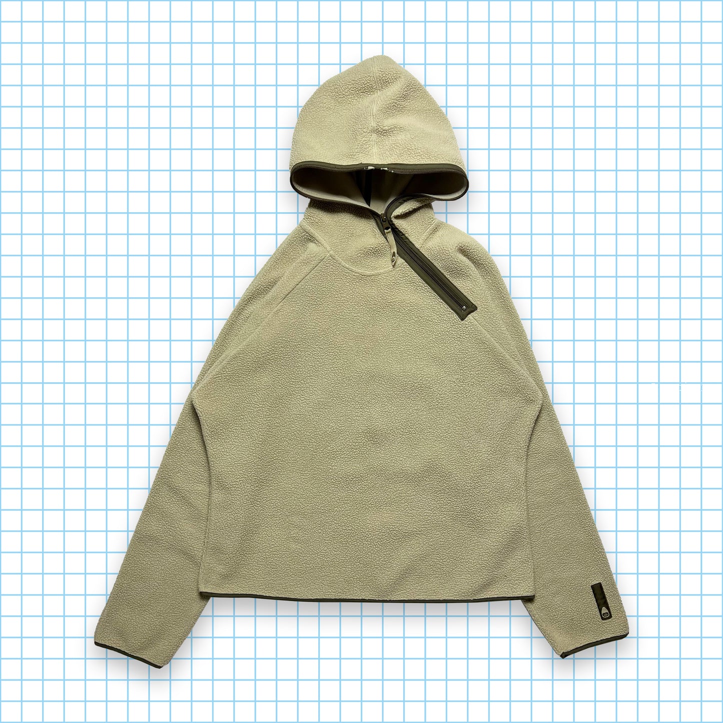 Nike Asymmetric Zip Fleece Pullover - Small