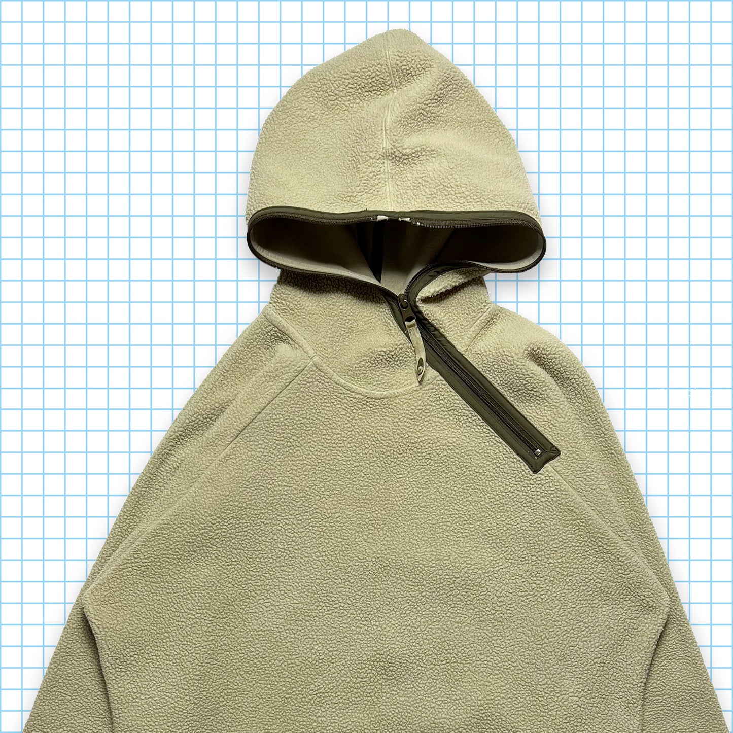 Nike Asymmetric Zip Fleece Pullover - Small