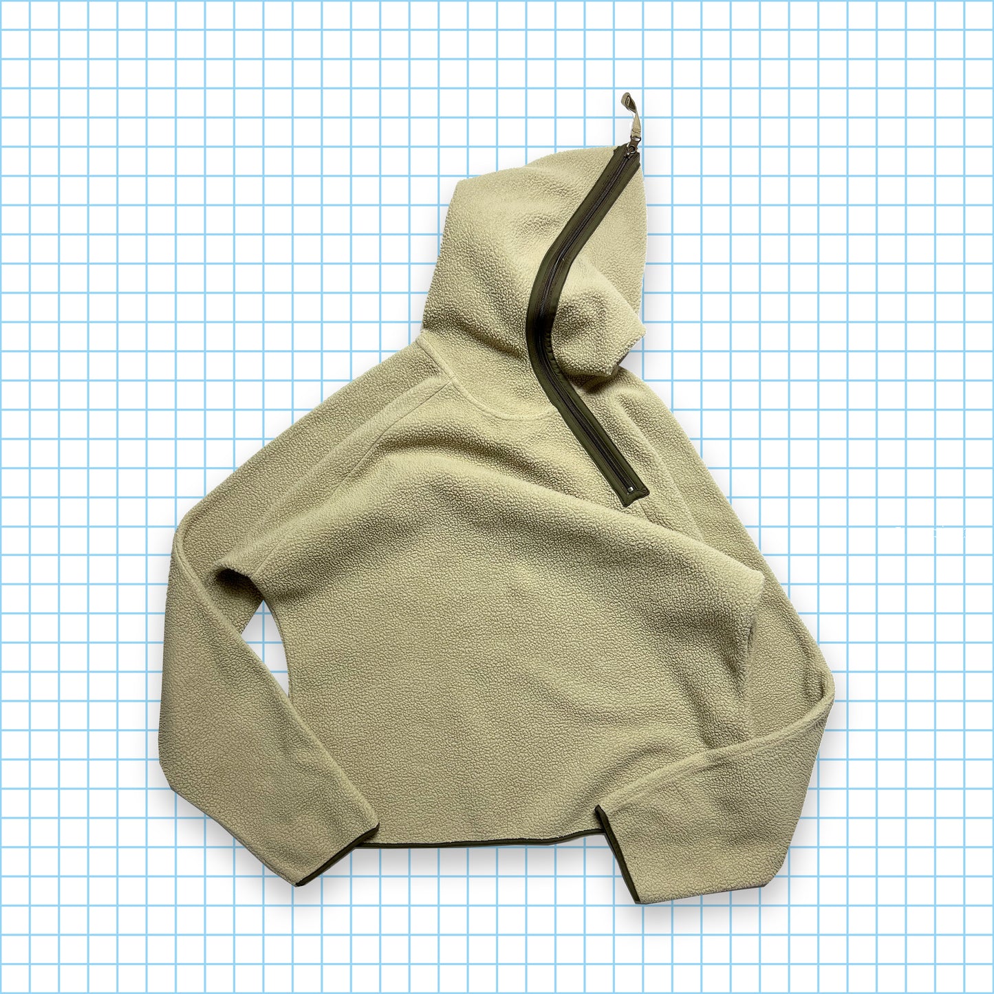 Nike Asymmetric Zip Fleece Pullover - Small