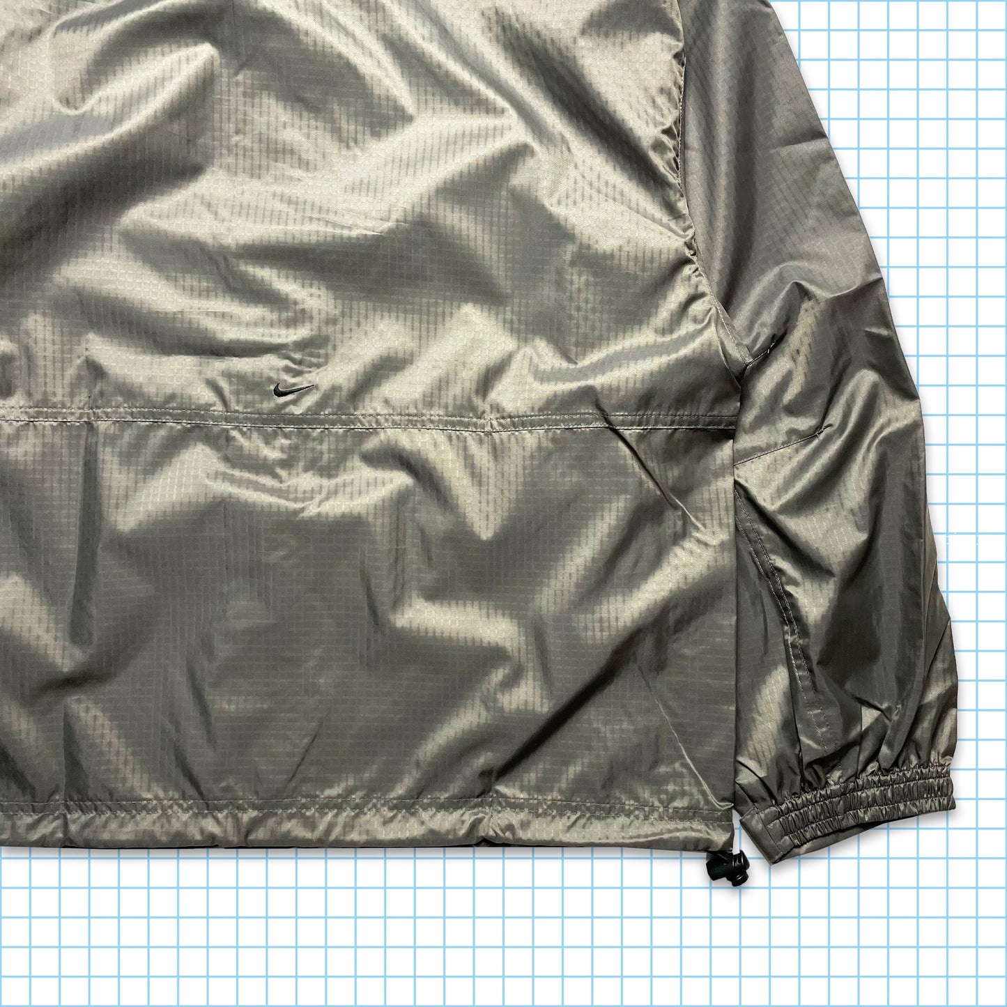 Vintage Nike Back Centre Swoosh Nylon Shimmer Jacket - Medium