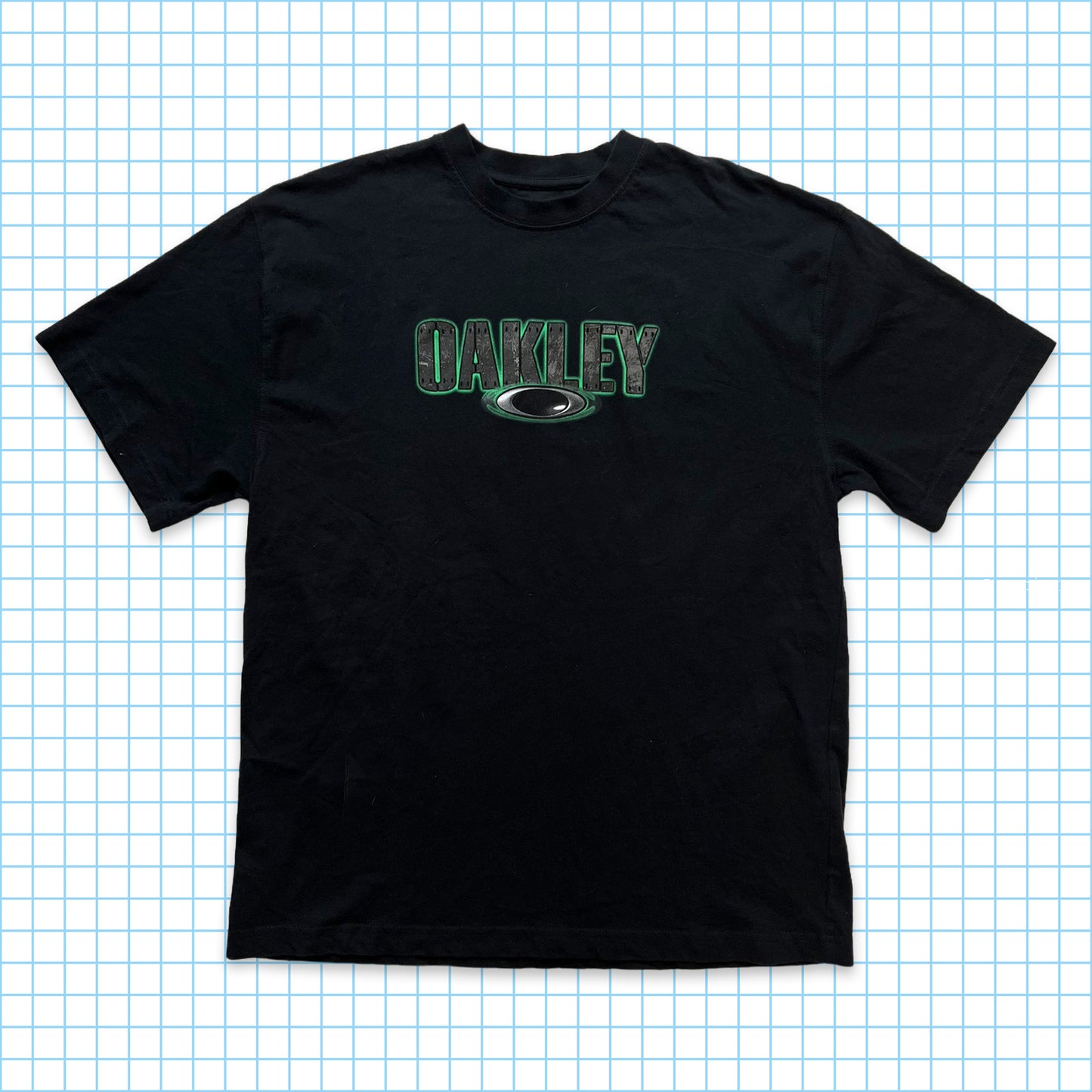 Oakley Black Spellout Tee - Medium / Large