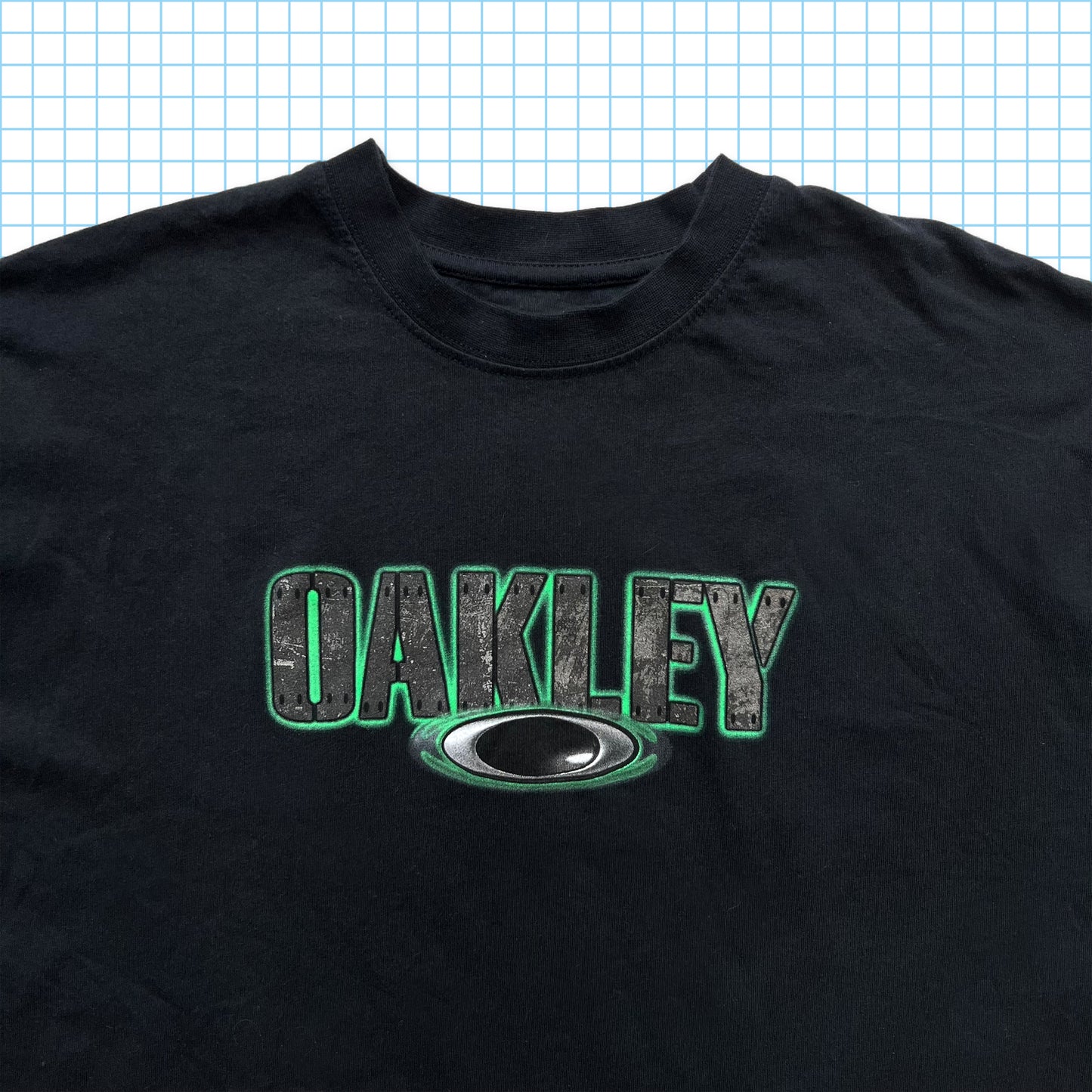Oakley Black Spellout Tee - Medium / Large