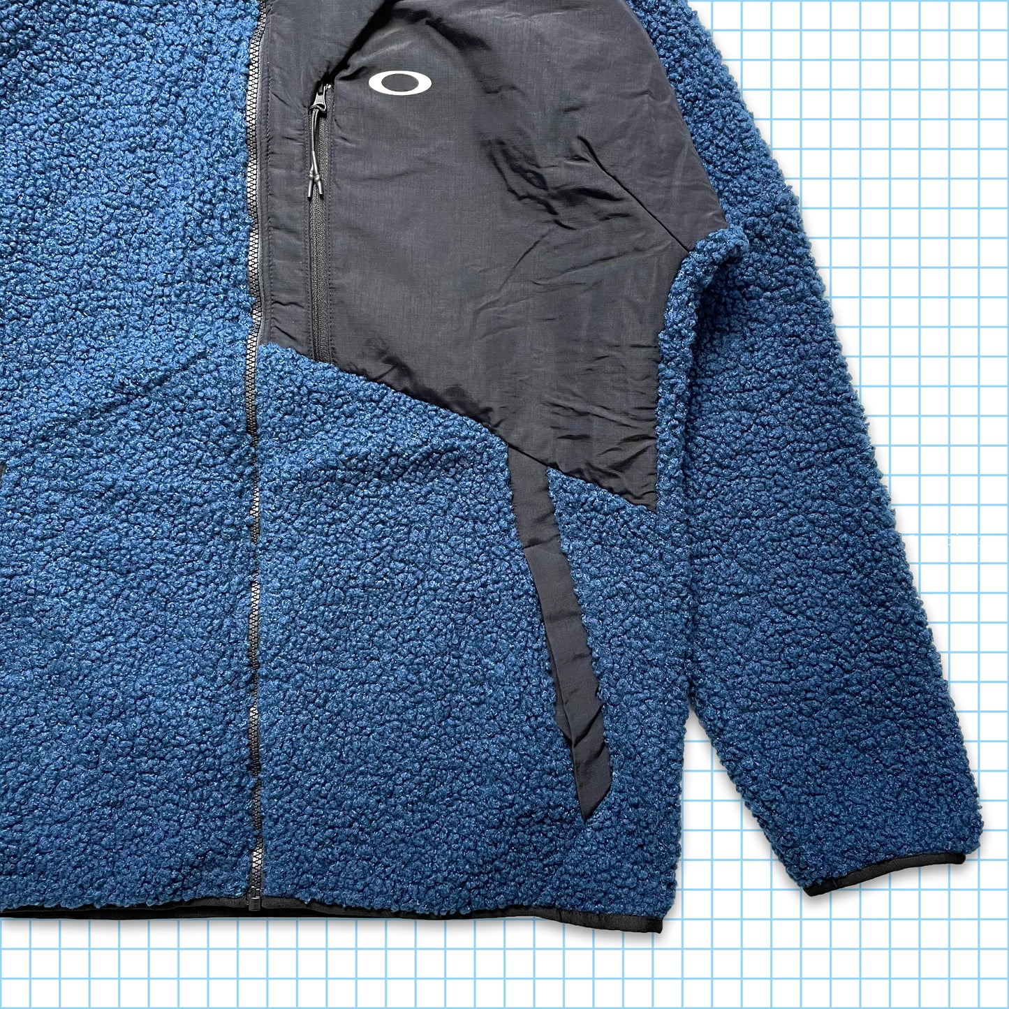 Vintage Oakley Technical Rich Blue Deep Pile Fleece - Large / Extra Large