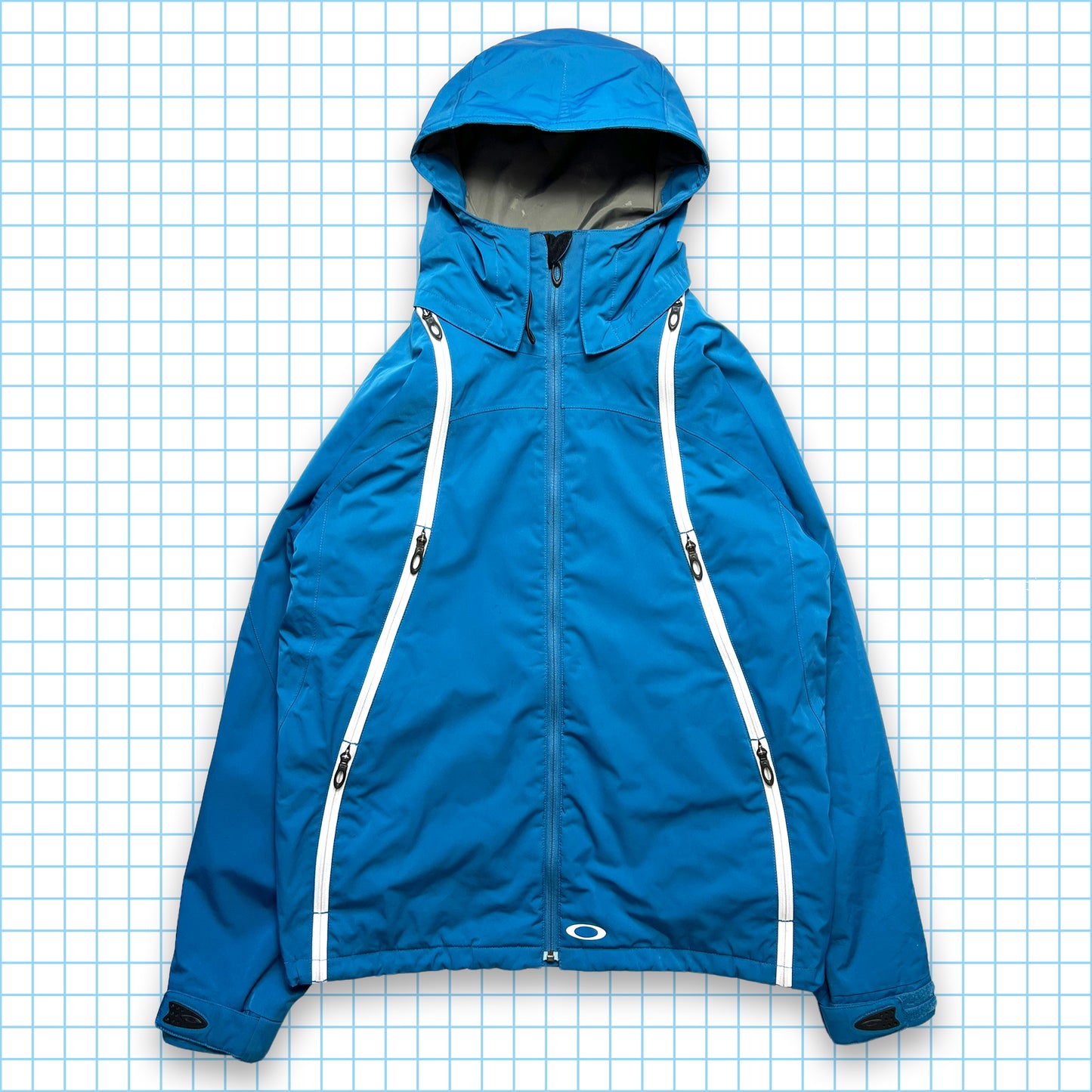 Oakley Nitro Fuel Electric Blue Multi Pocket Technical Jacket - Medium