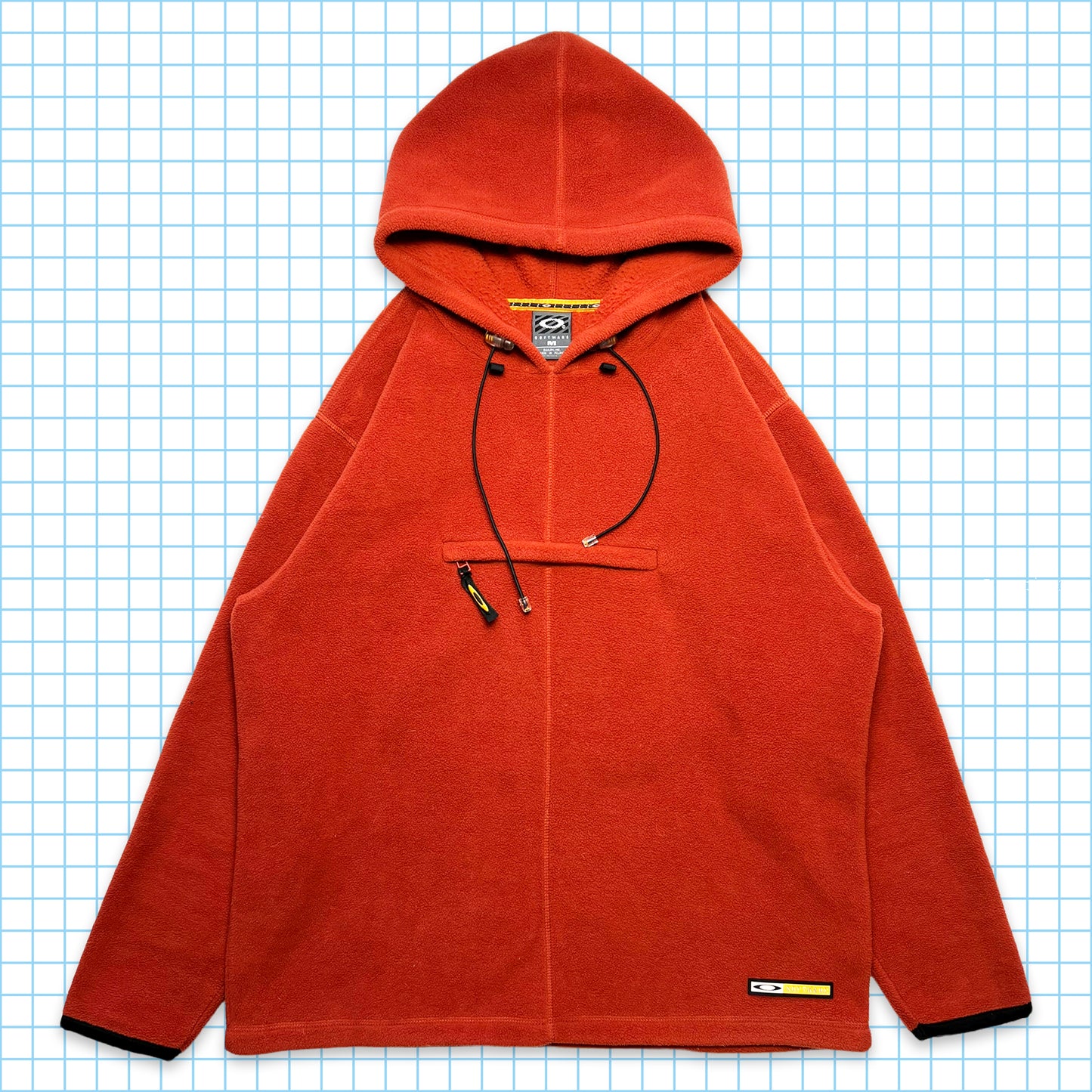 Polaire à capuche Oakley Software Burnt Orange - Moyen / Grand
