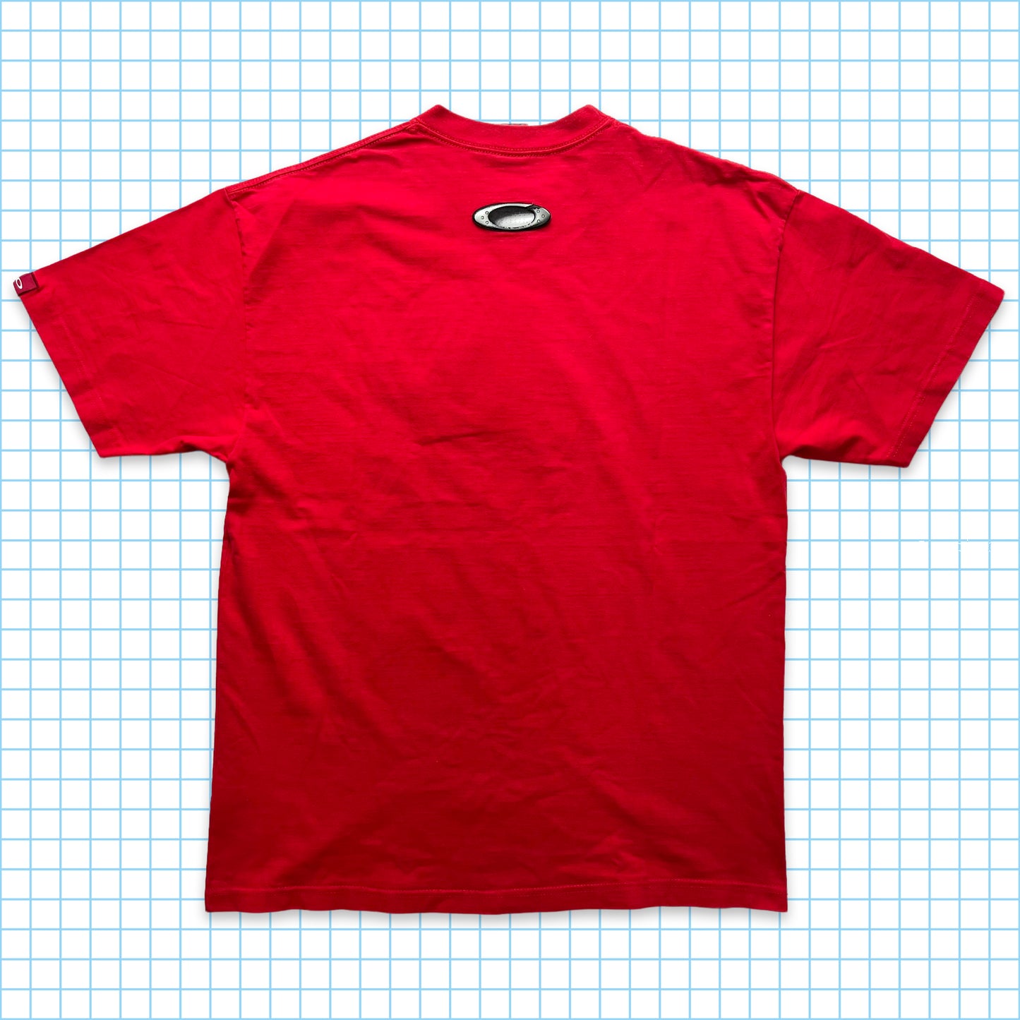 Oakley Bright Red Dog Graphic Tee - Extra Large