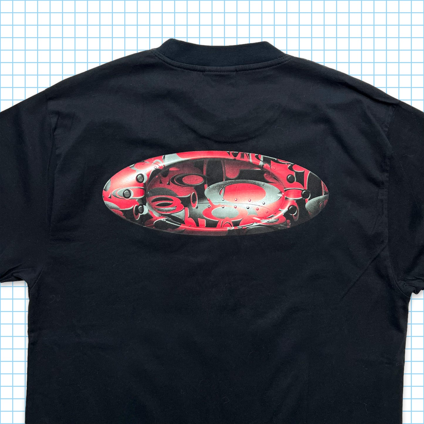 Oakley Black Spellout Graphic Tee - Large