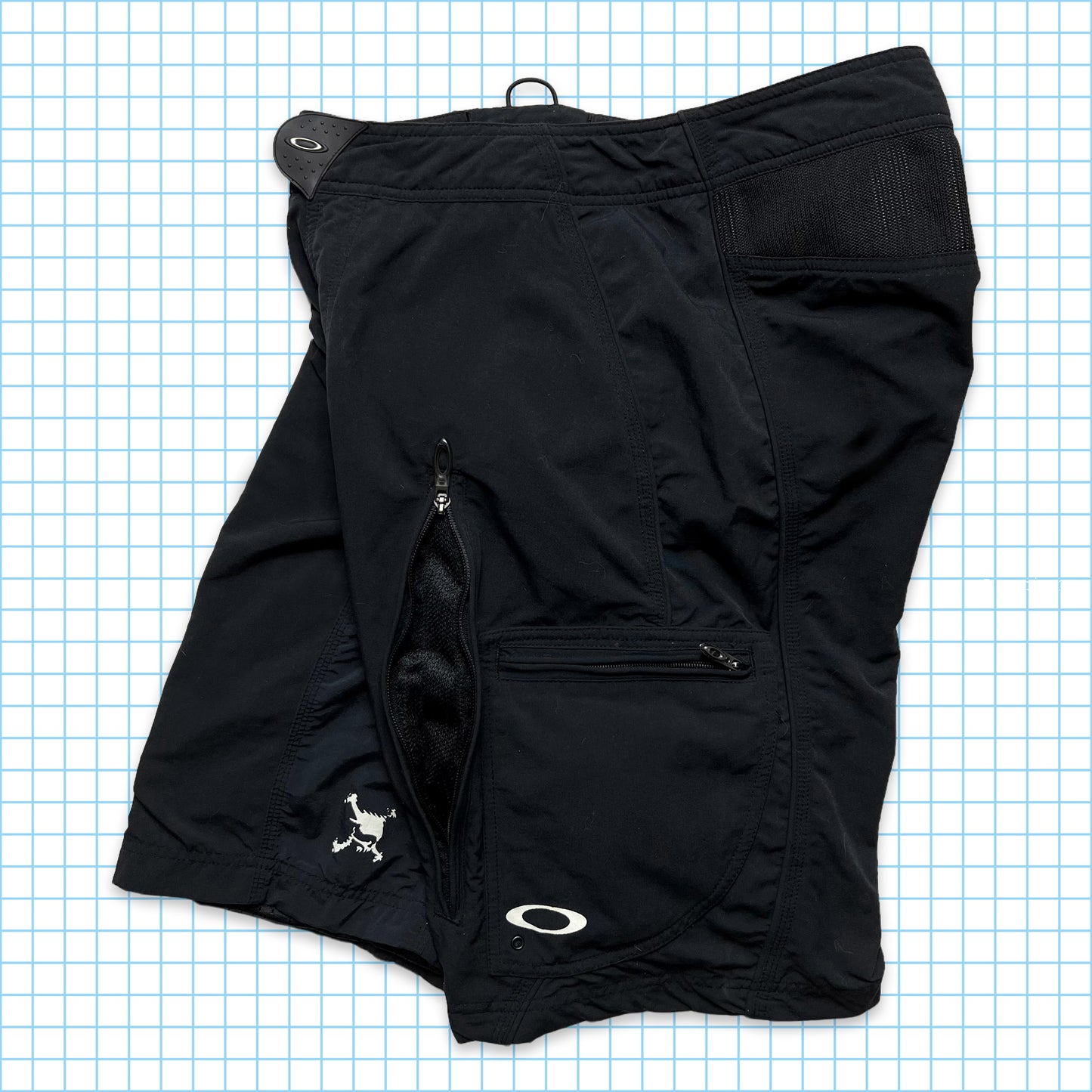 Oakley Jet Black Ventilated Technical Shorts - 32/34" Waist