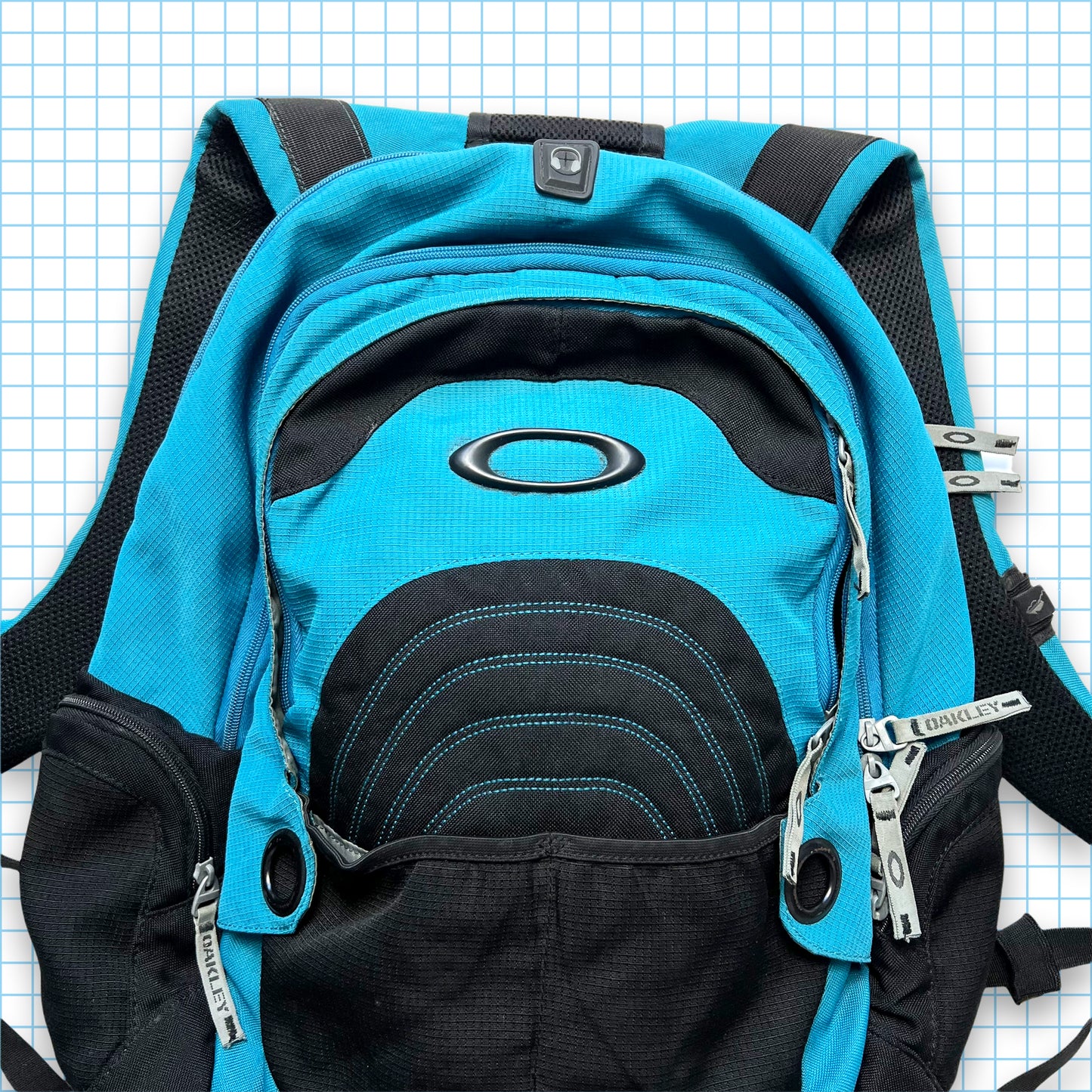 Oakley Blue Multi Pocket Backpack