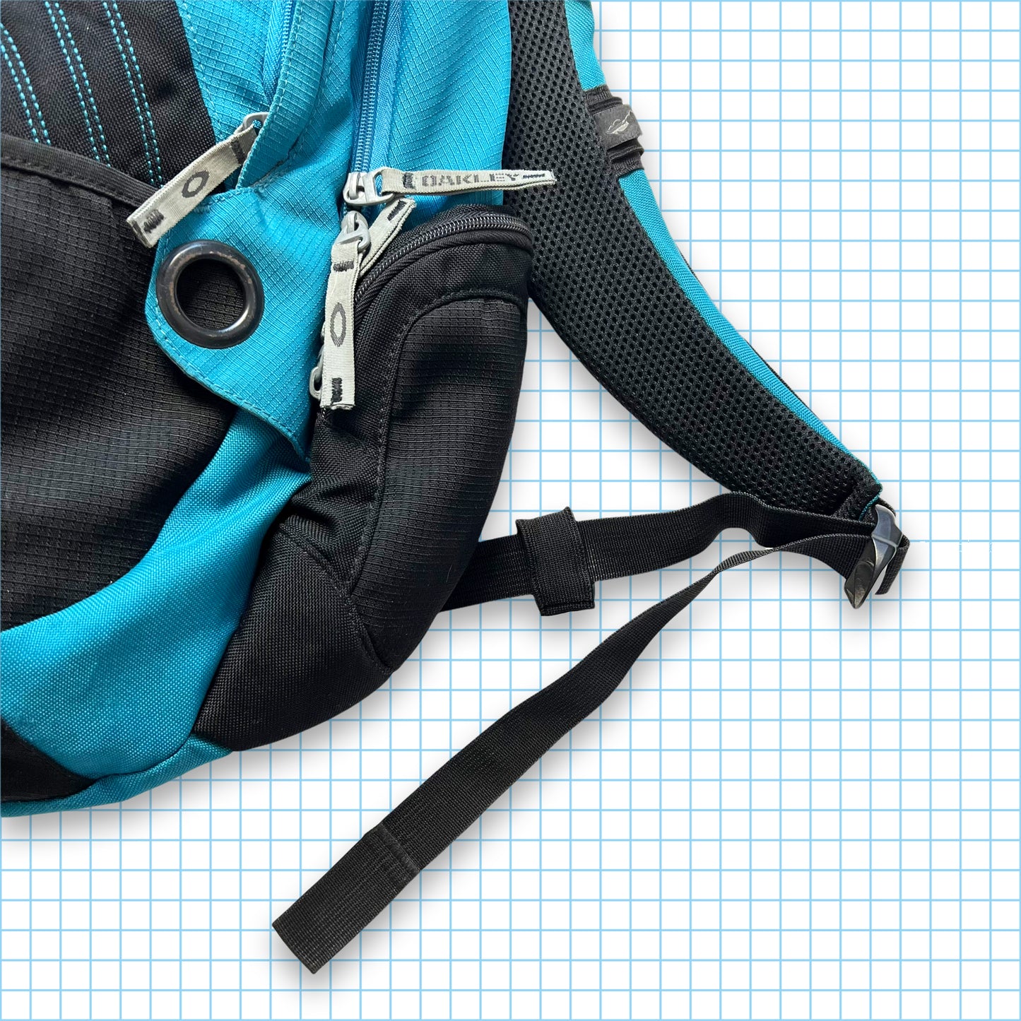 Oakley Blue Multi Pocket Backpack