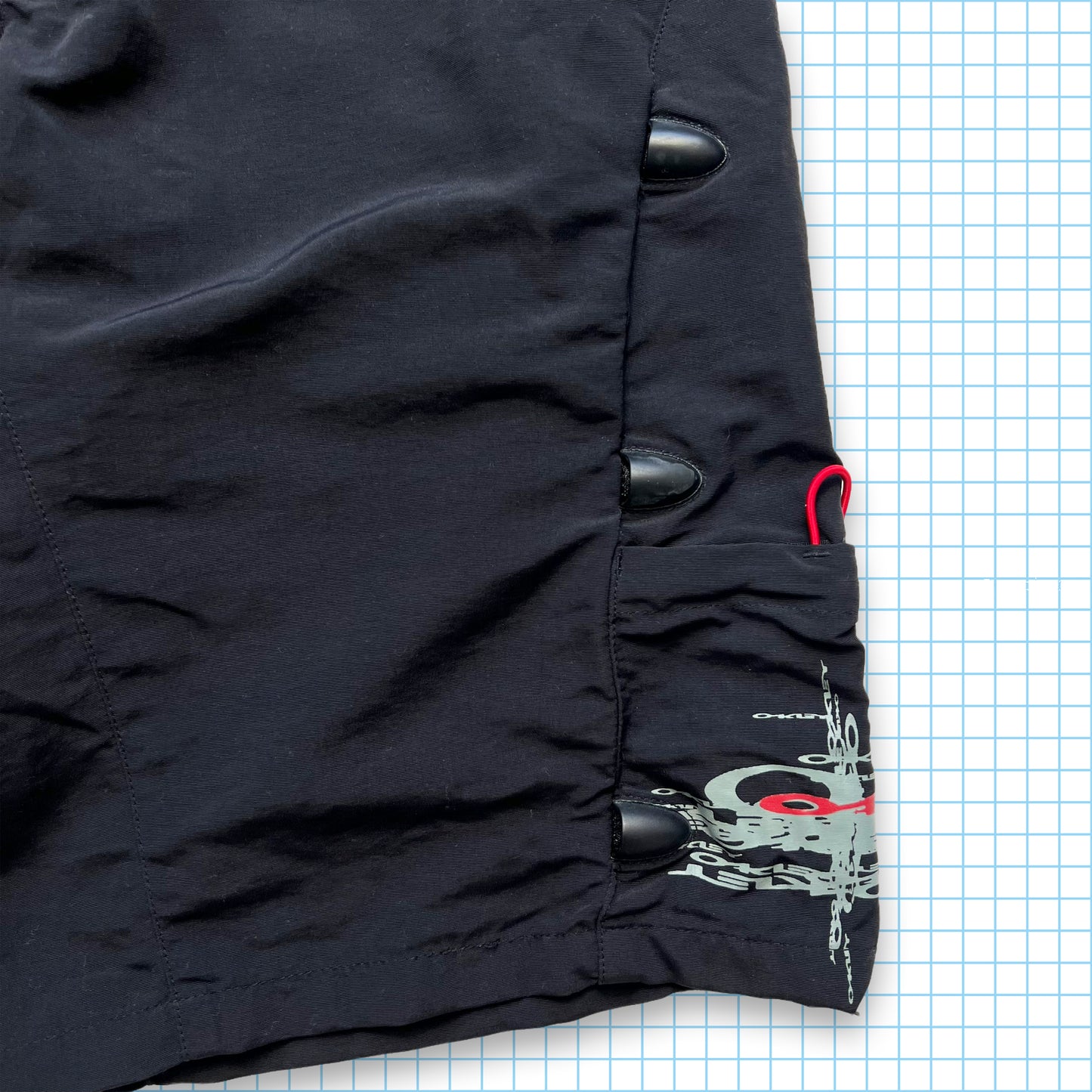 Oakley Jet Black Technical Ventilated Shorts - Medium