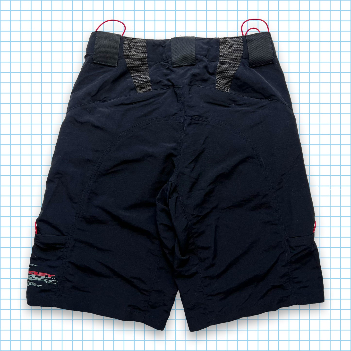 Oakley Jet Black Technical Ventilated Shorts - Medium