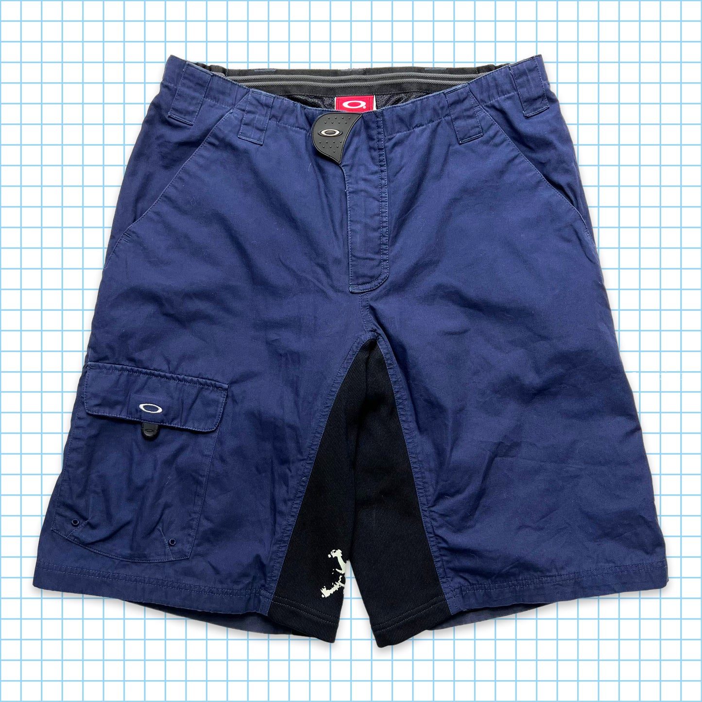 Oakley Midnight Navy Cargo Pocket Ventilated Shorts - Medium