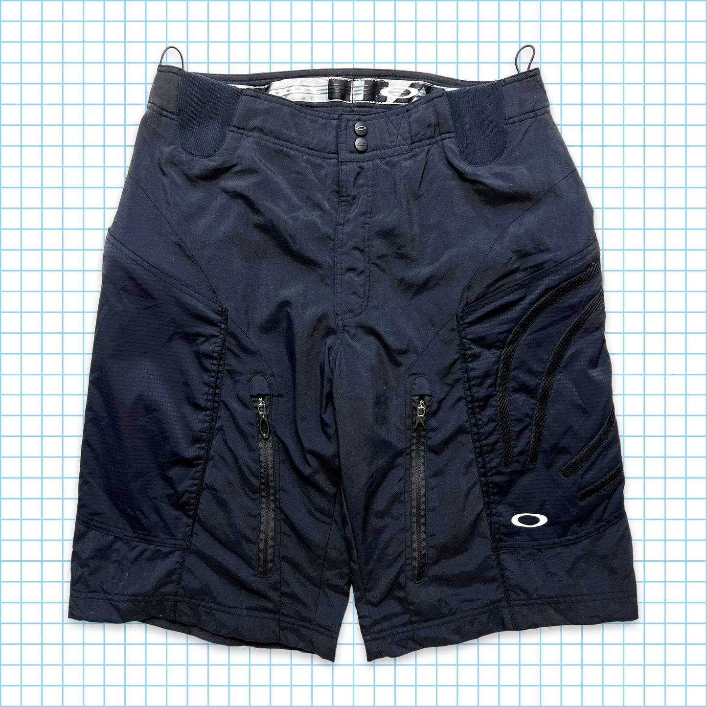 Oakley Jet Black Ventilated Shorts - Medium / Large