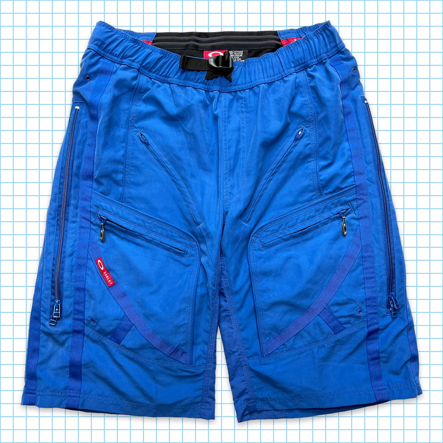 Oakley Sample Royal Blue Ventilated Shorts - Medium / Large